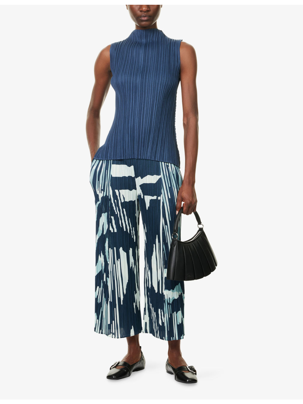 Mellow Pleats Knit Top - 2