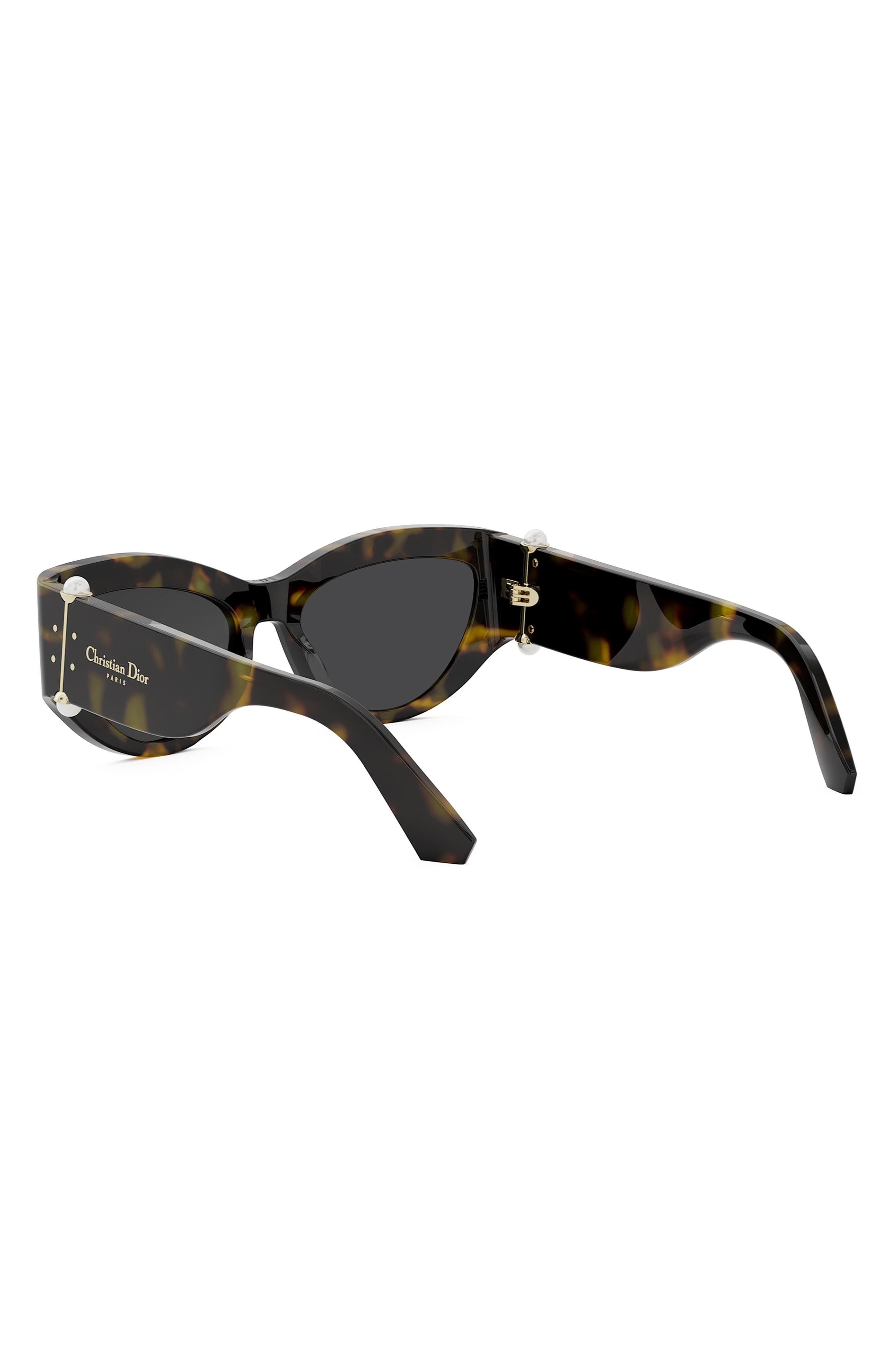 'DiorTribales B1I 55mm Cat Eye Sunglasses in Dark Havana /Smoke at Nordstrom - 7