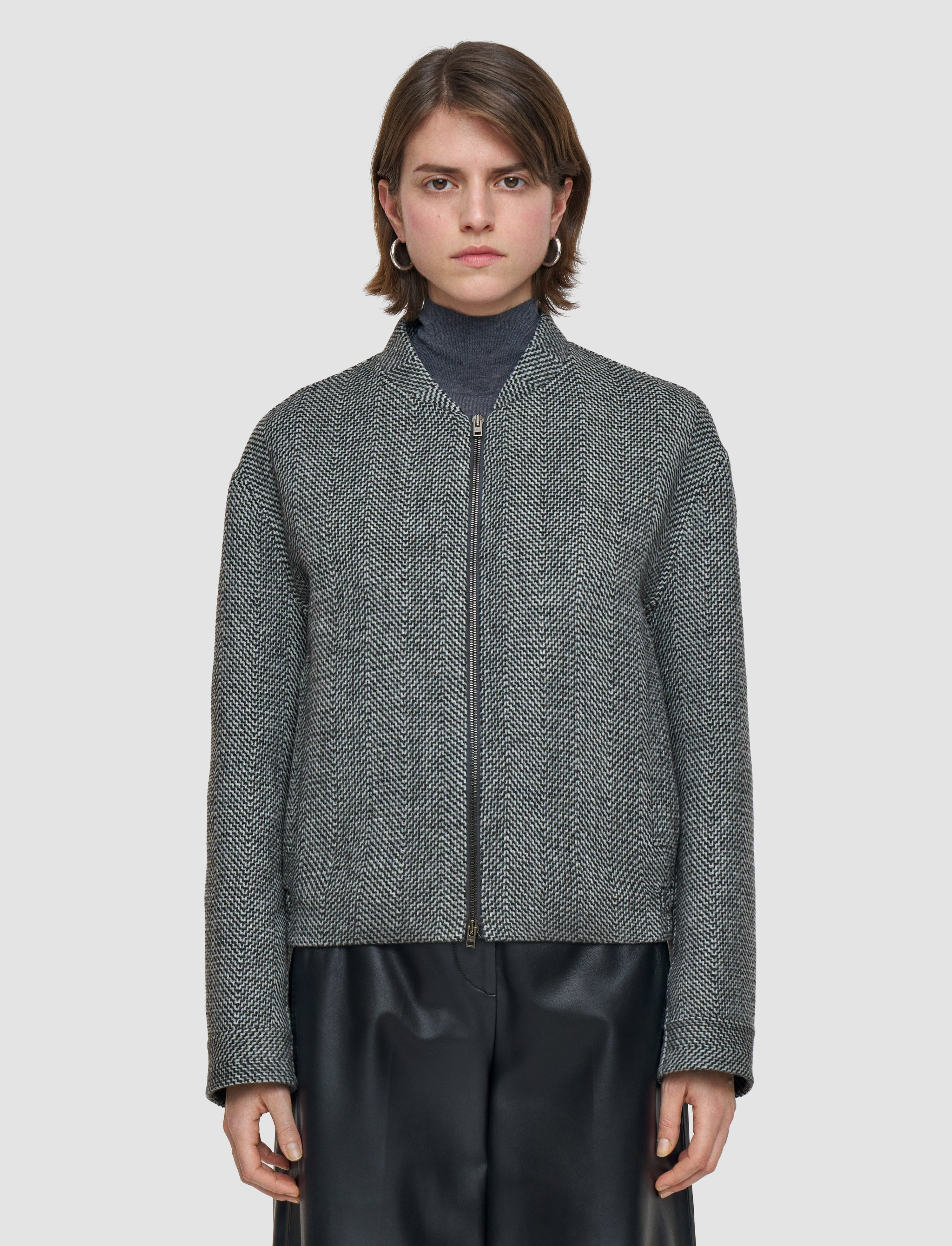 Gustave Linear Double Face Wool Jacket - 2