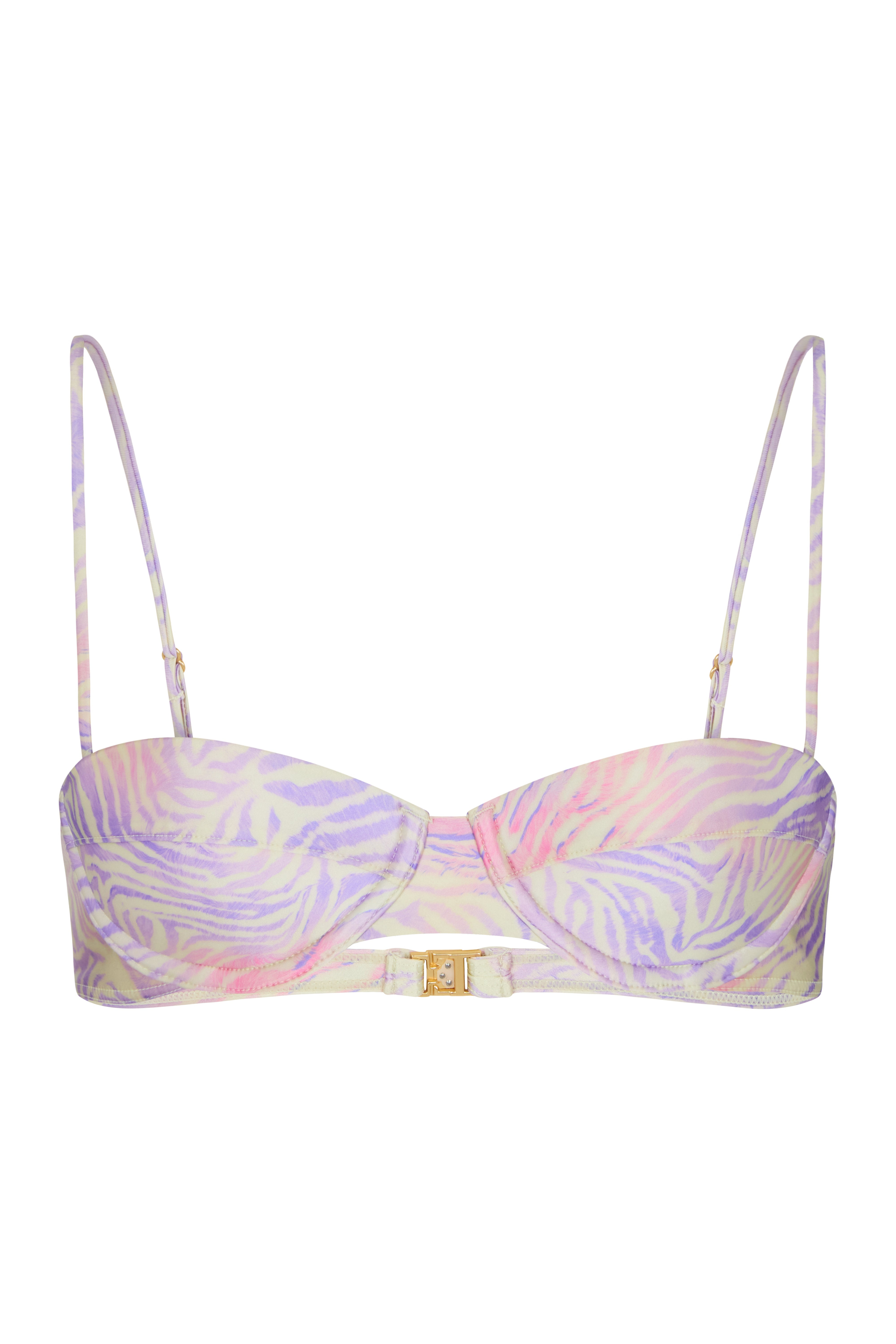 JACI Zebra Haze - Balconette Bikini Top - 2