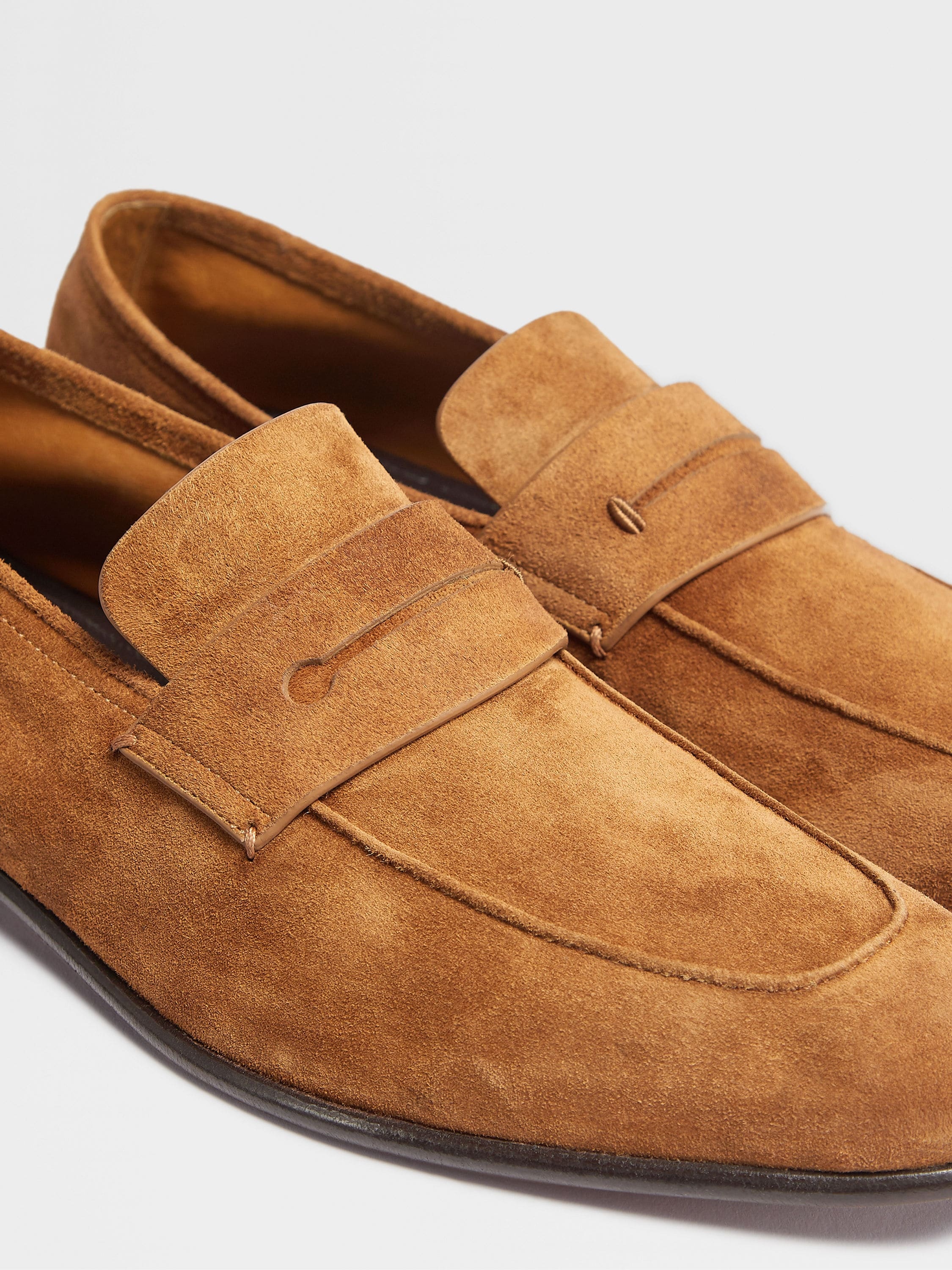 OCHRE SUEDE L'ASOLA LOAFERS - 4