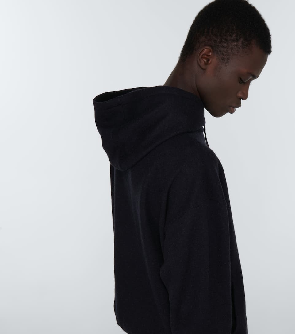 Zipped cashmere-blend hoodie - 5