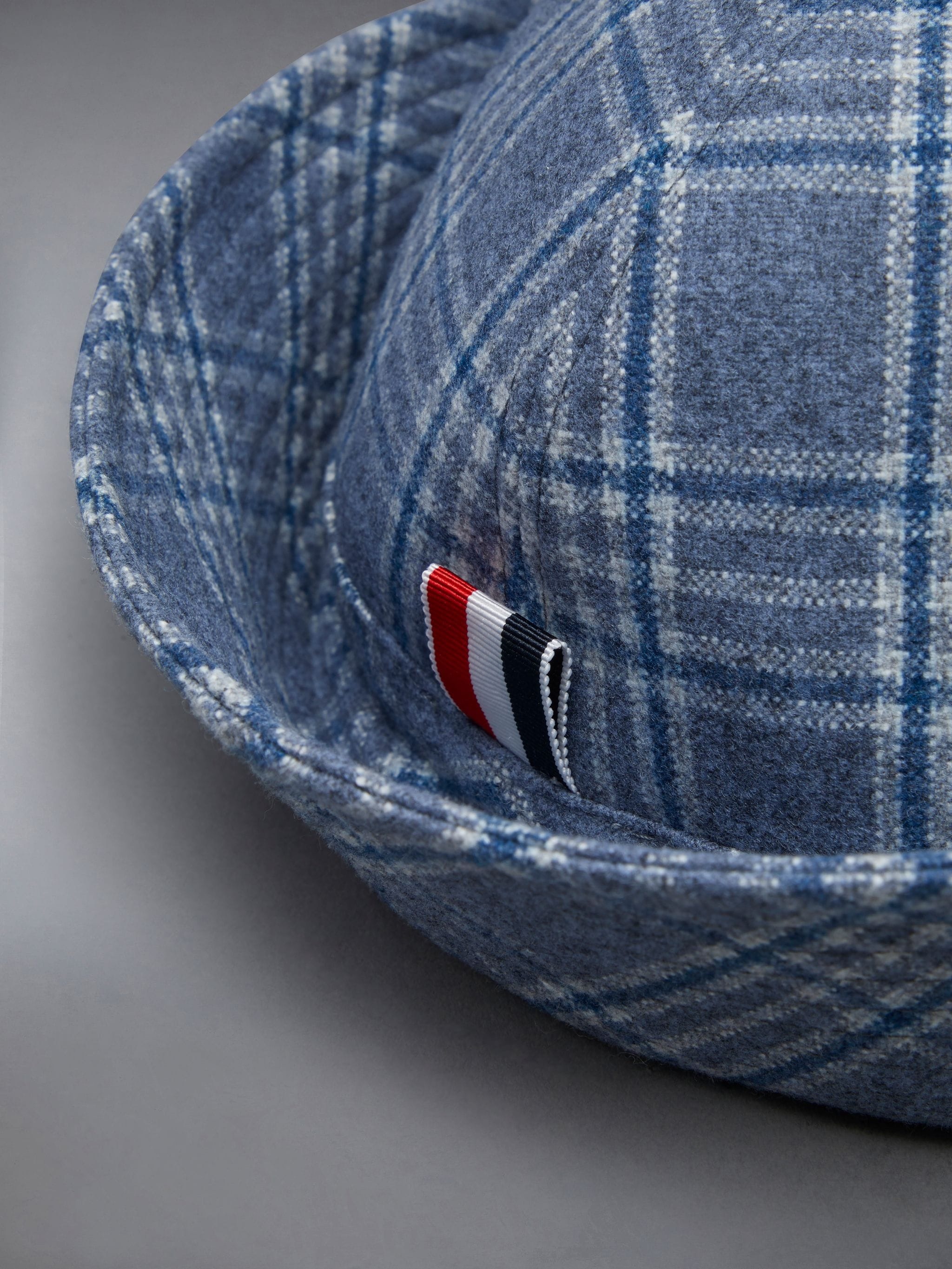 Prince of Wales Flannel Turn Back Bucket Hat - 3