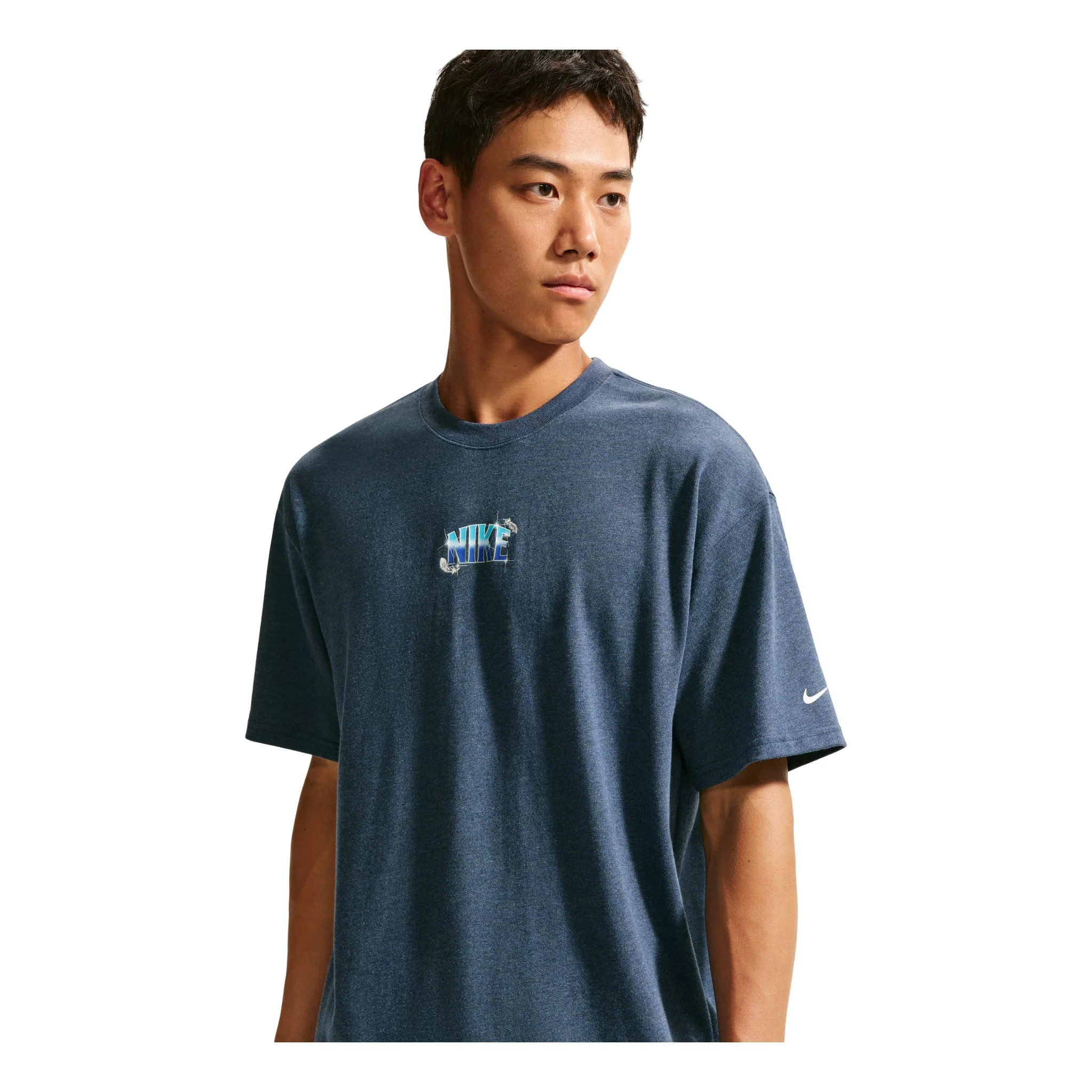 Nike Sportswear Retro Flair T-Shirt Asia Sizing 'Midnight Blue' IW1196-410 - 1