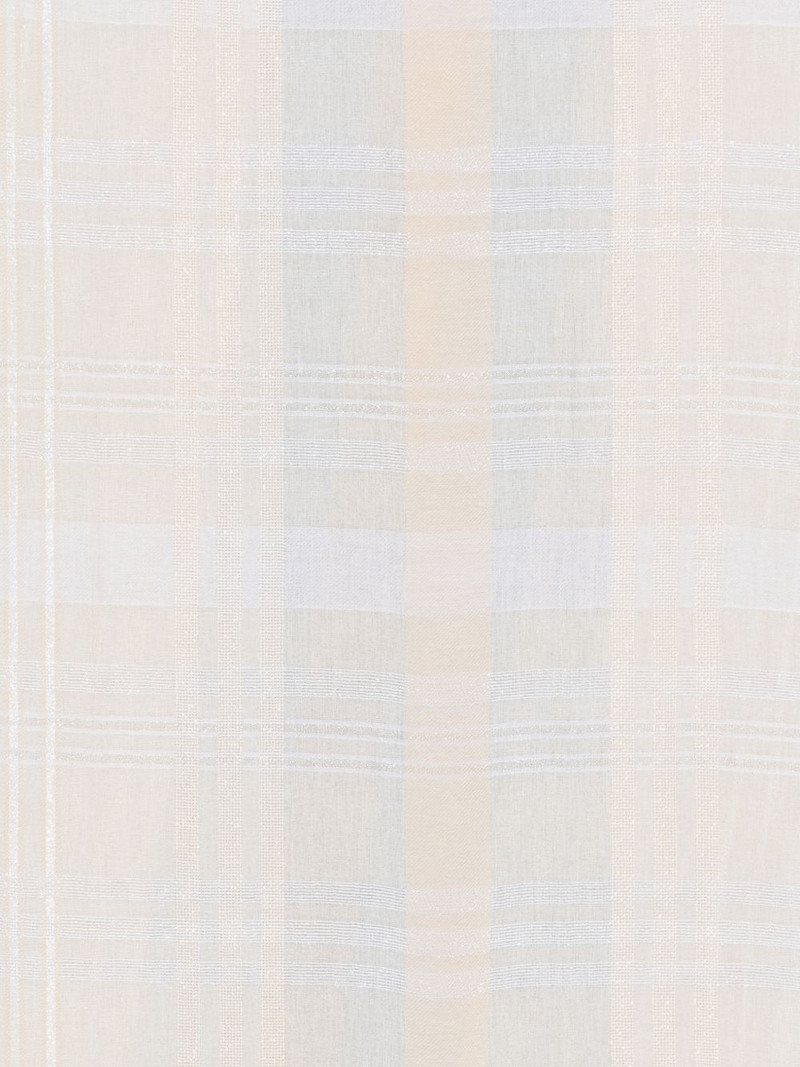PESERICO plaid fringed scarf outlook
