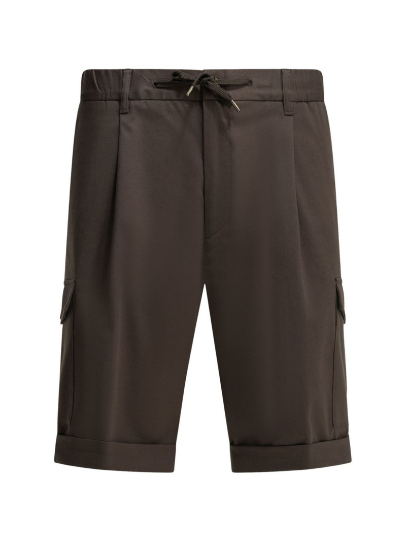 pleated cargo shorts 1