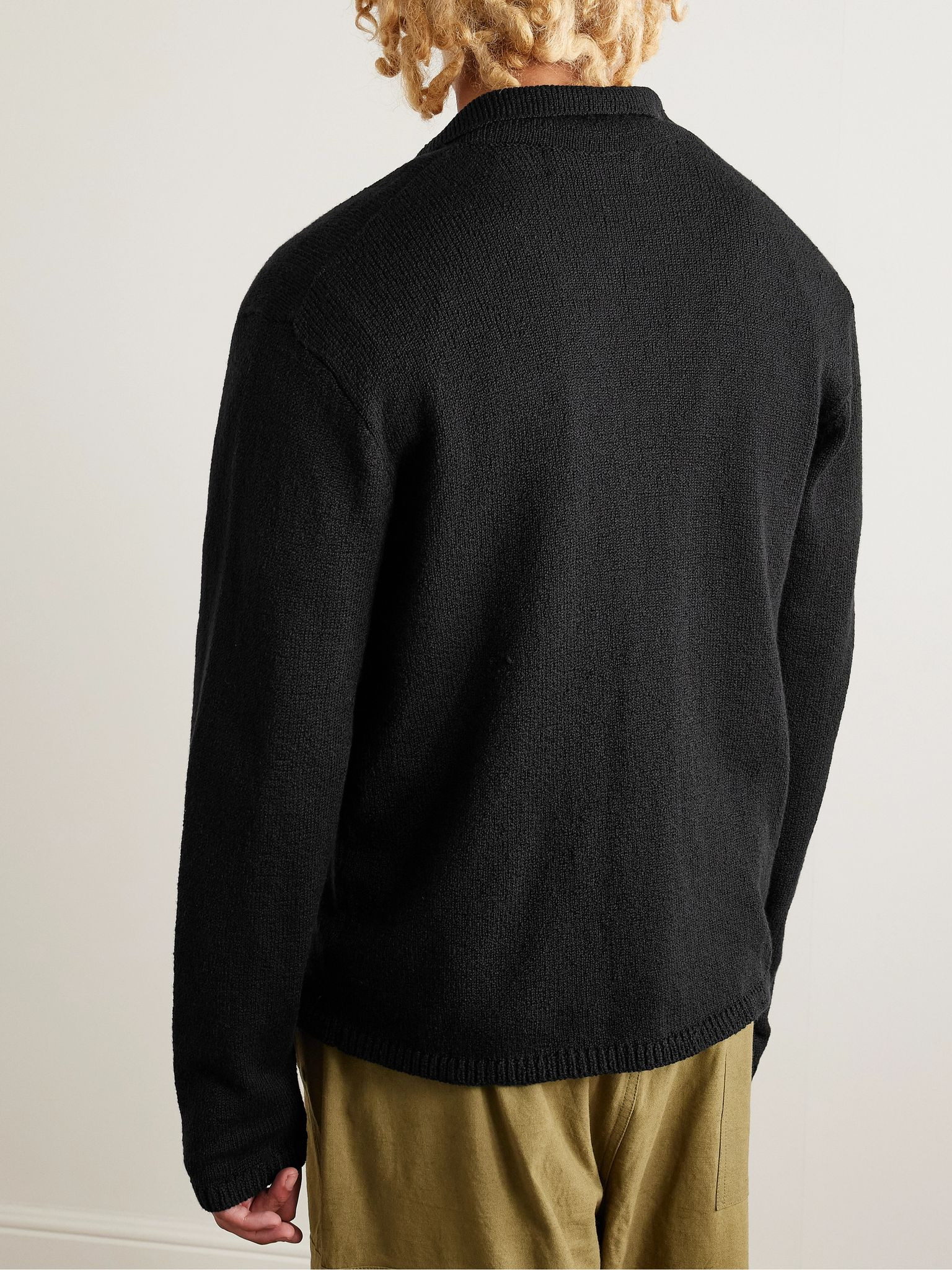 Nora Lite Cotton Cardigan Black - 3