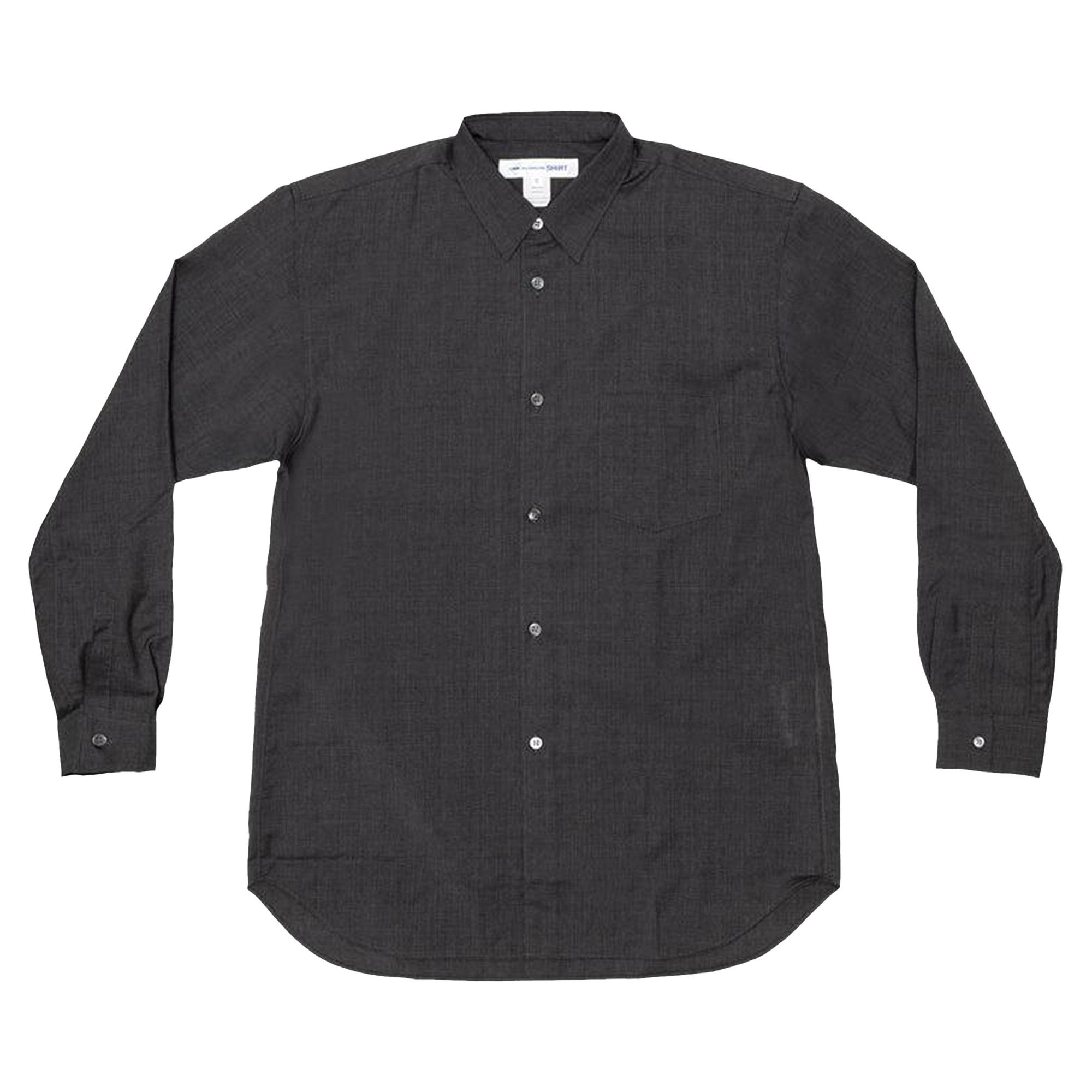 Comme des Garçons Woven Shirt 'Light Grey' - 1