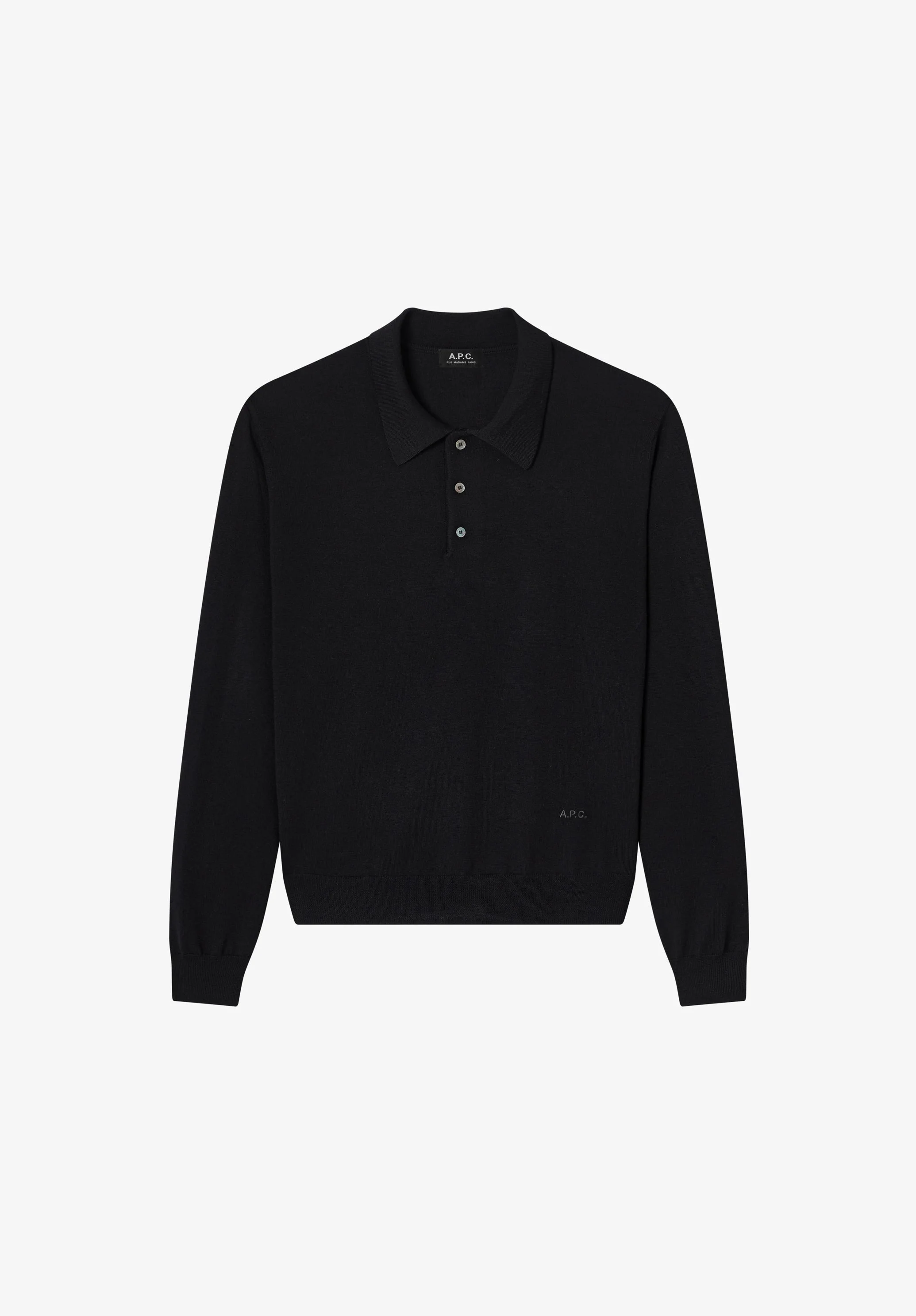 RIOU WOOL POLO - 1