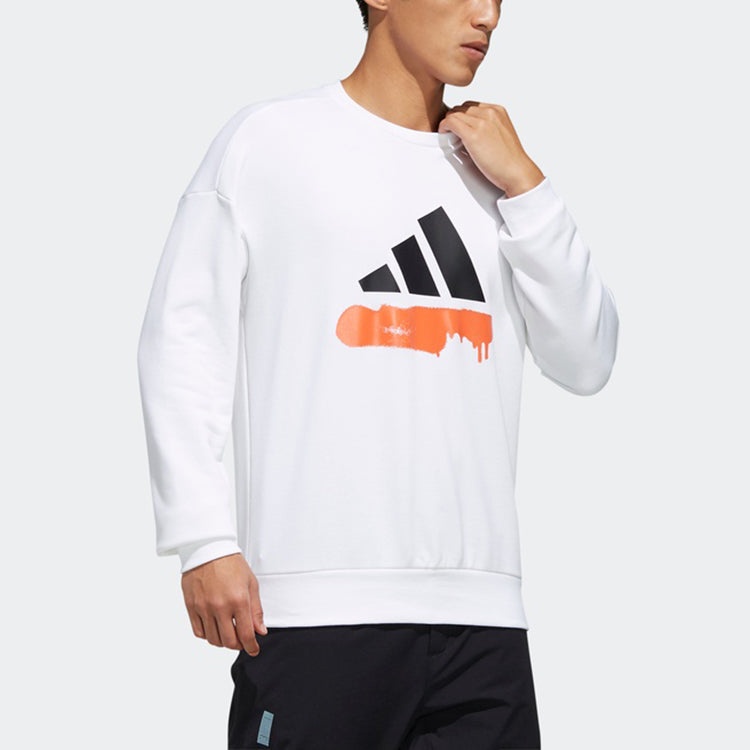 adidas O2 SWT BOS Casual Sports Pullover White FM9406 - 4