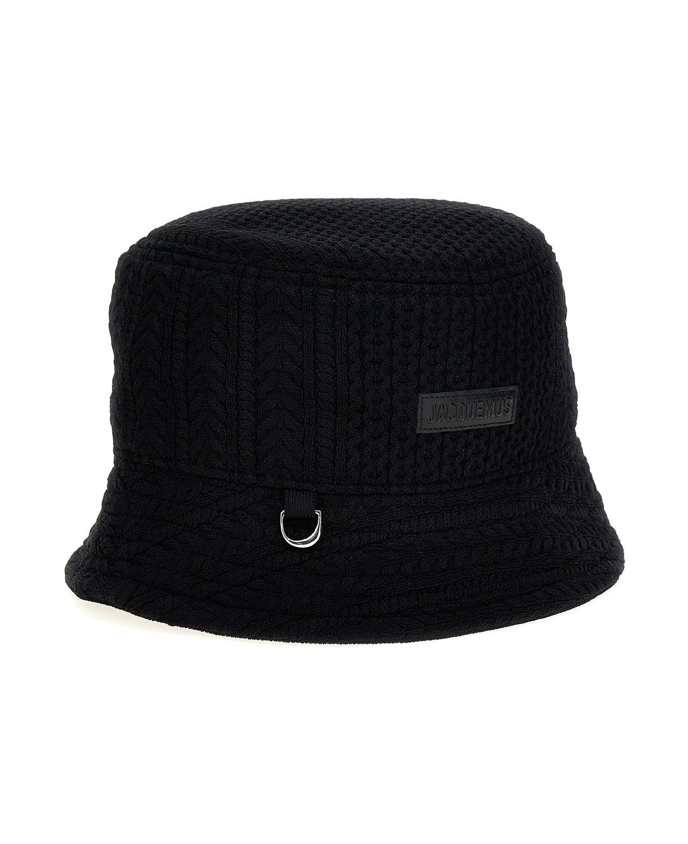 Le Bob Belo Cable Knit Bucket Hat - 3