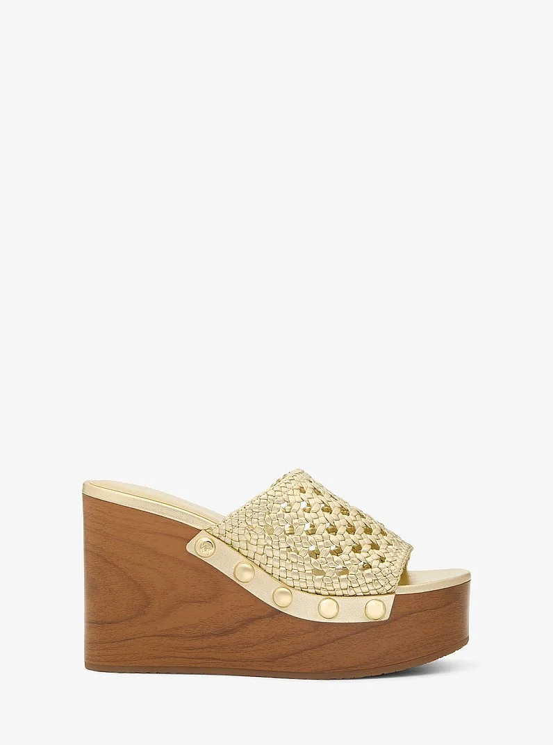 Mayes Woven Wedge Sandal - 1