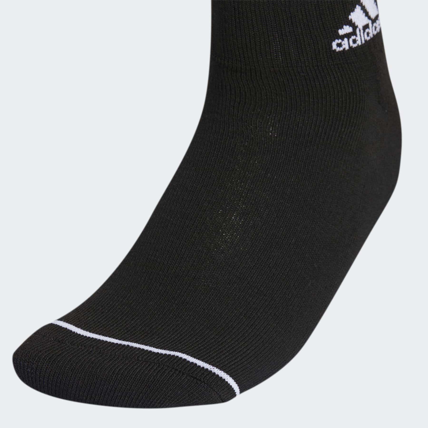 Cushioned 3-Stripes High Quarter Socks 3 Pairs - 3