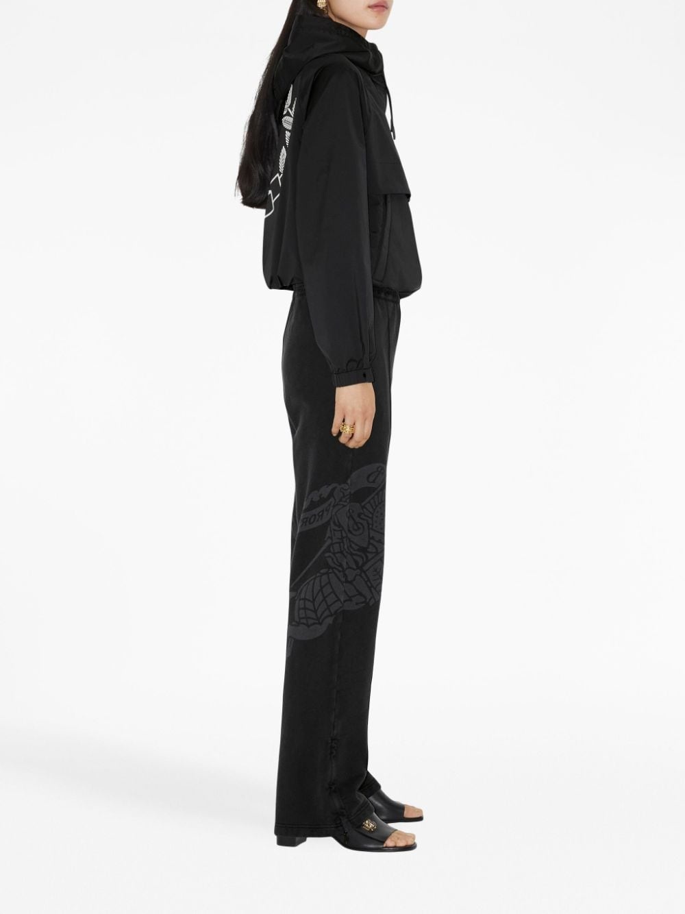 EKD-print cotton track pants - 2