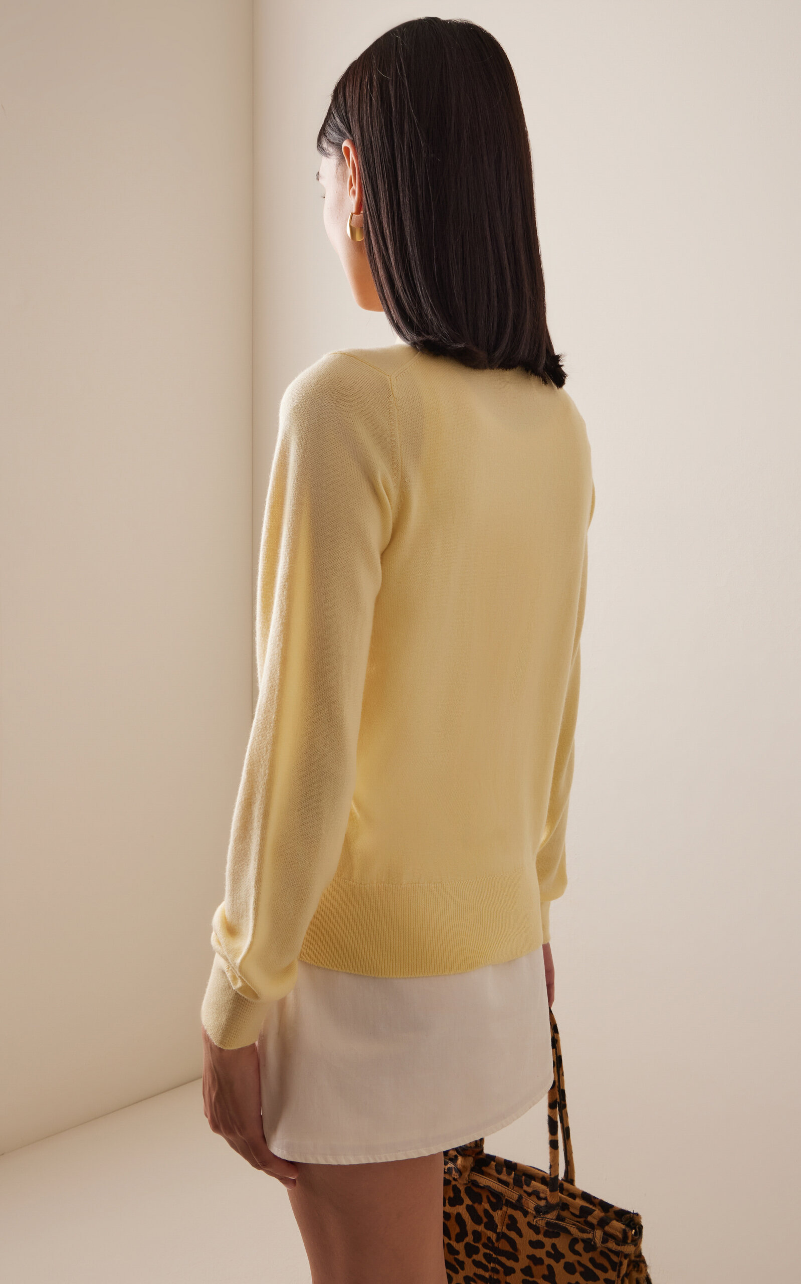 Finn Wool Cardigan yellow - 4