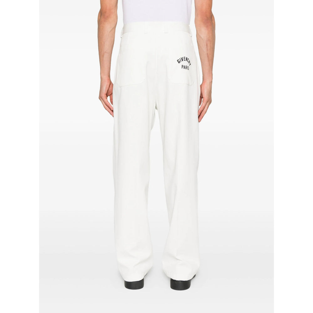 Givenchy White Trousers - Wide-Leg Trousers Men - 2