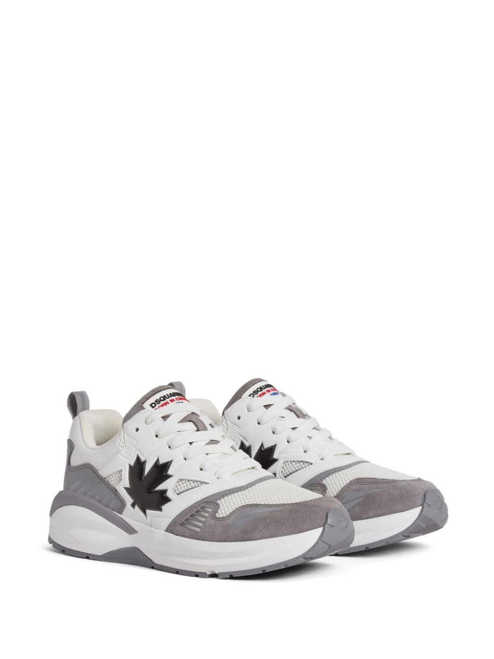 panelled chunky sneakers - 2