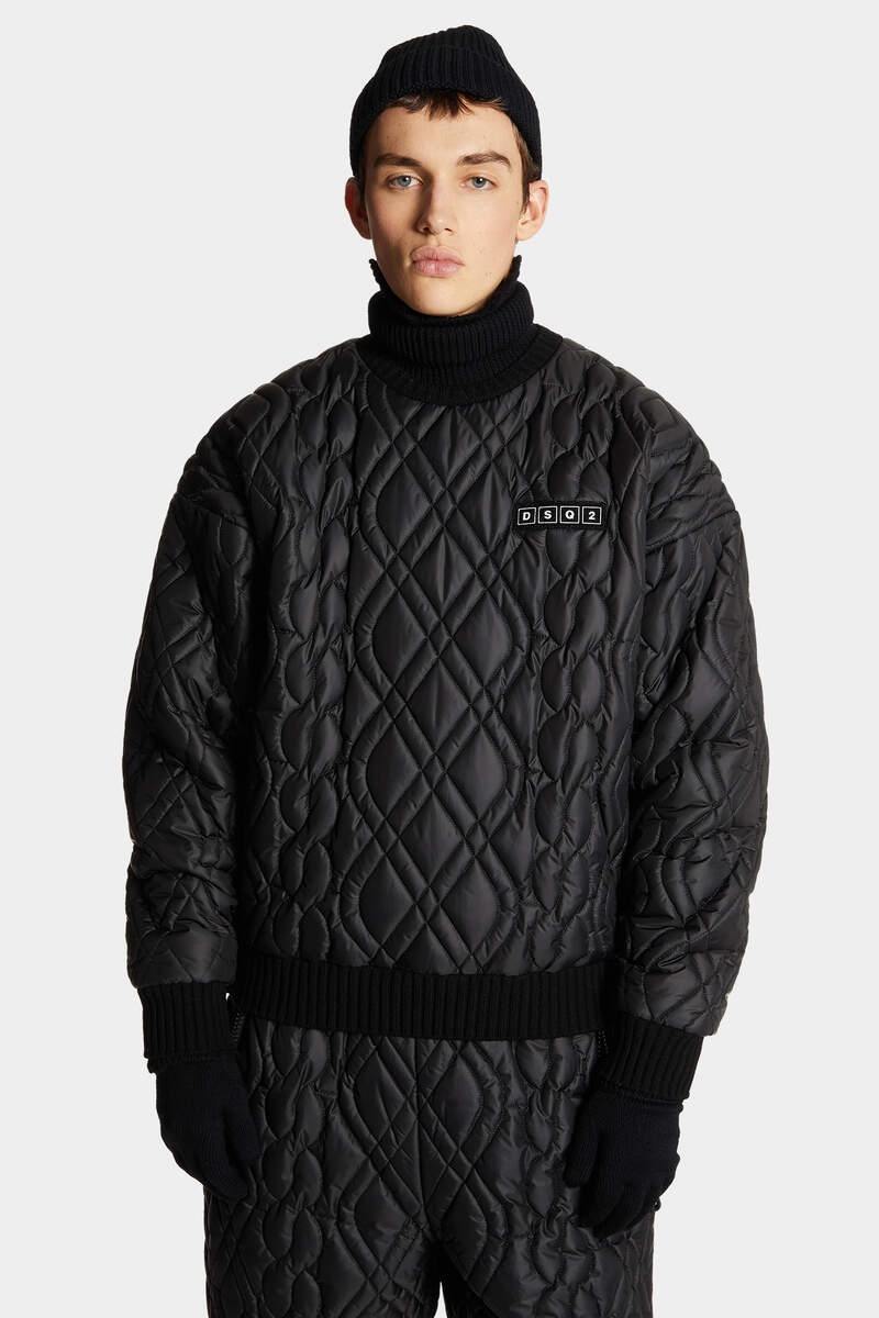 HYBRID QUILTED SWEATSHIRT - 3