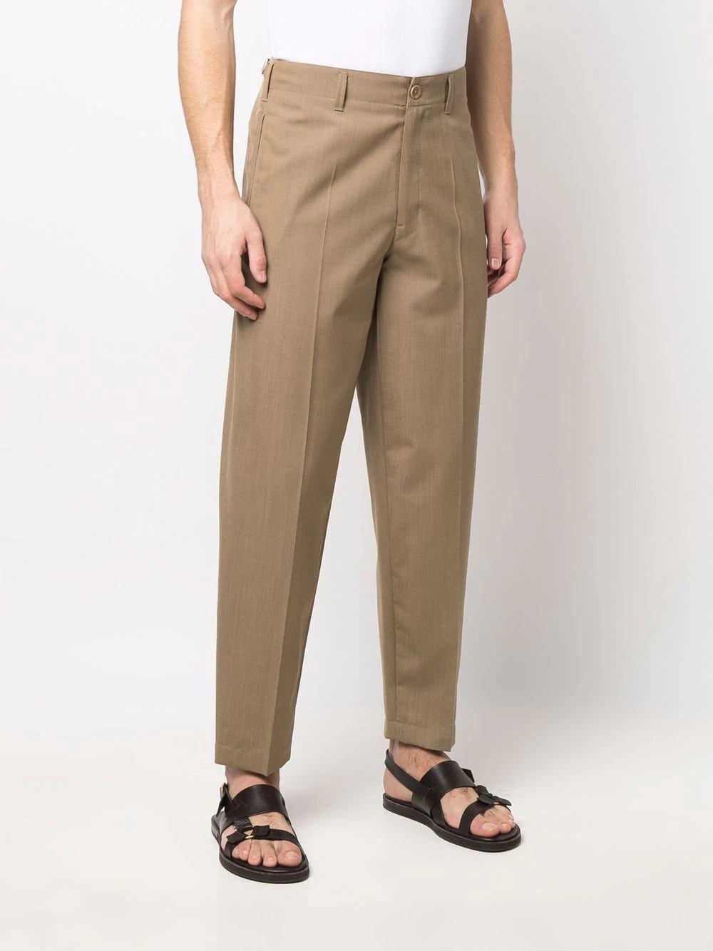 straight-leg tailored trousers - 3