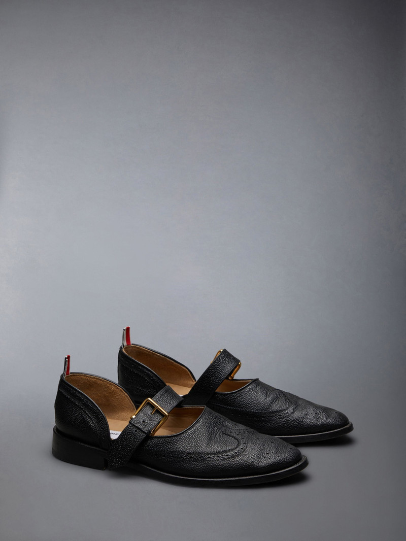 Thom Browne Pebble Grain Wingtip Dorsay outlook