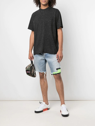 John Elliott distressed denim shorts outlook