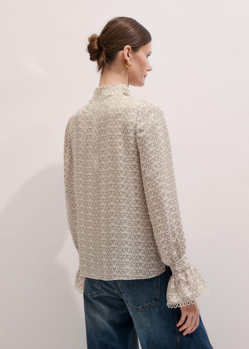 Cowl Neck Blouse 5