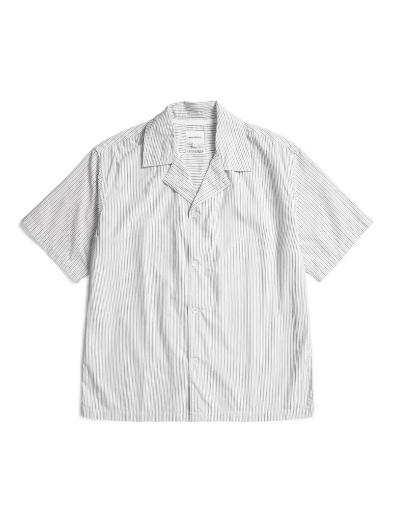 striped short-sleeve shirt 1