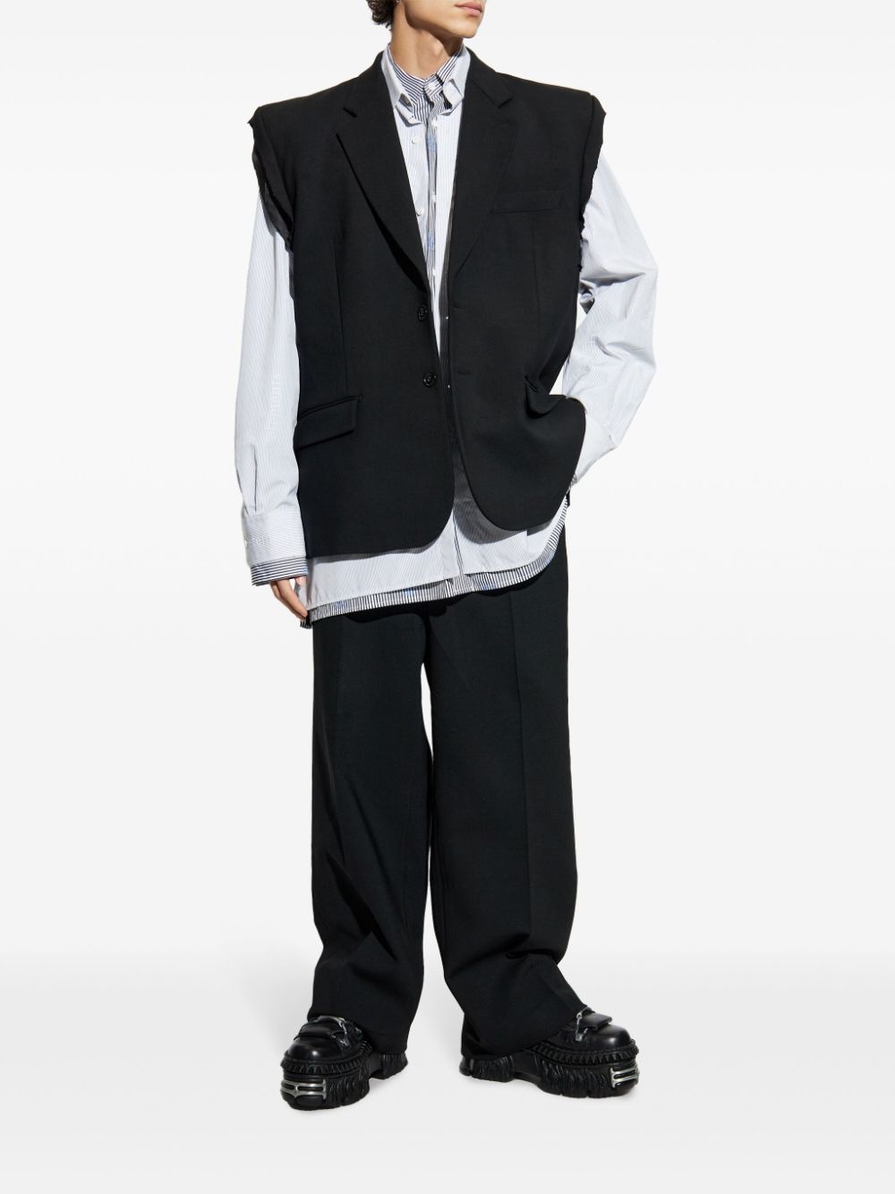 single-breasted waistcoat - 6