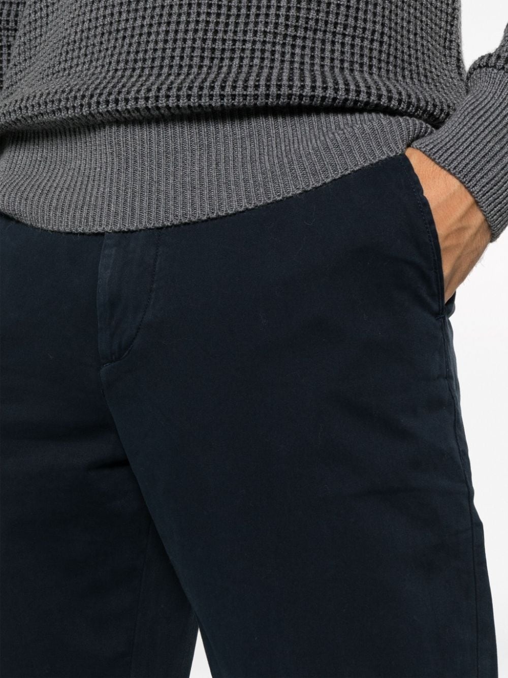 tapered cotton trousers - 5