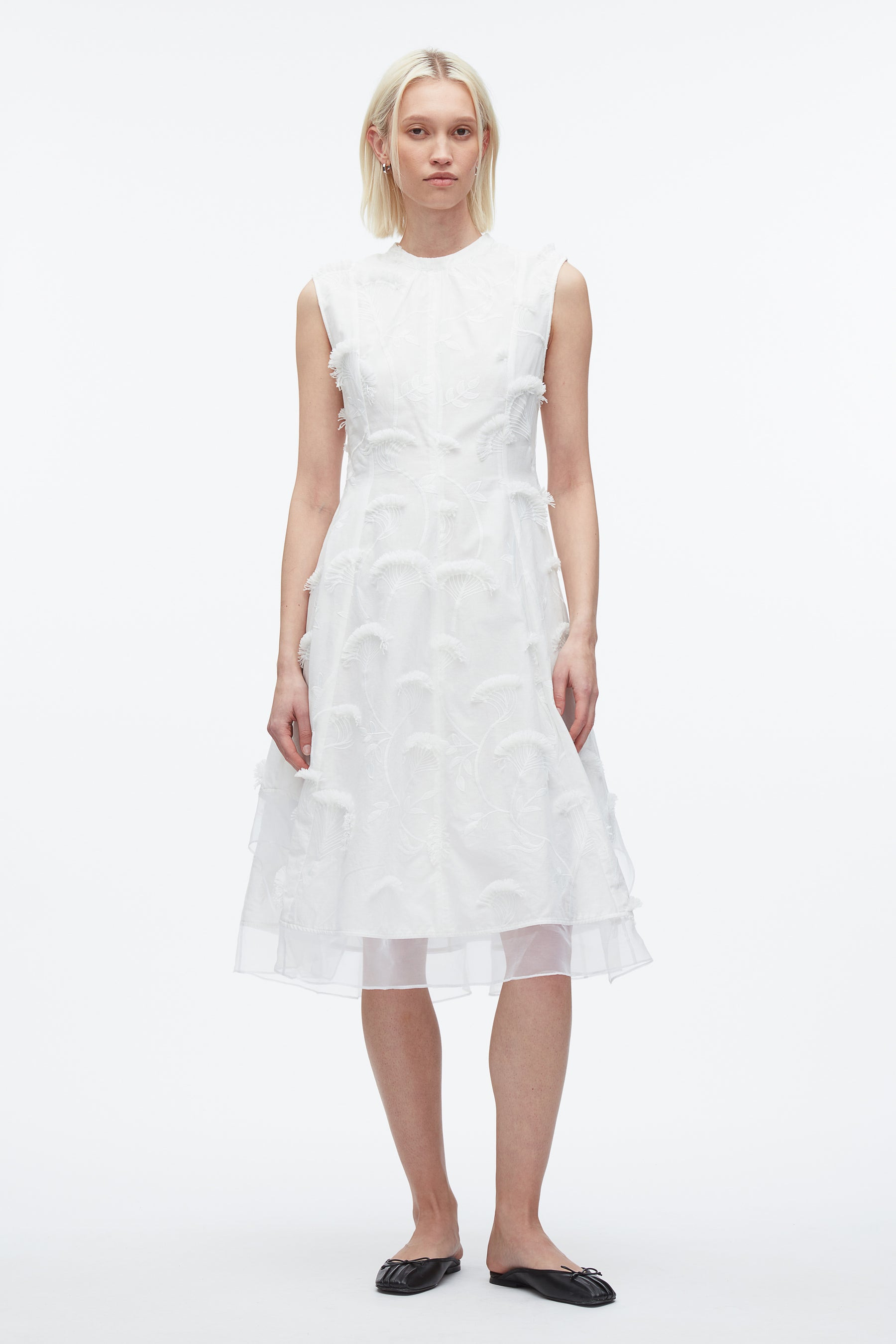 Fil Coupé Midi Dress - 1