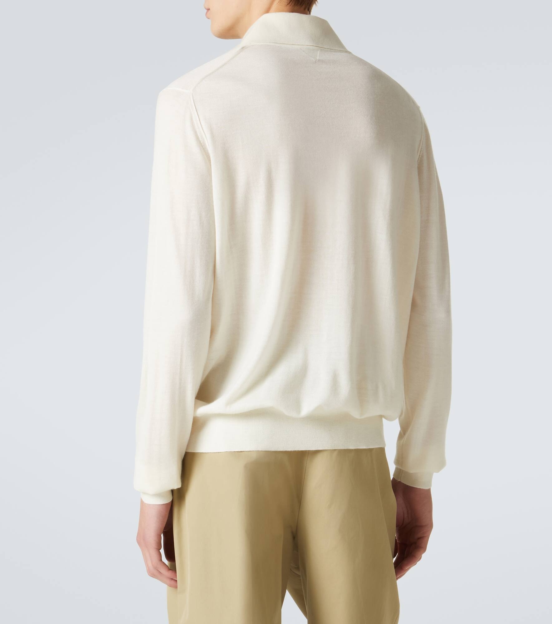 Cashmere polo sweater - 4