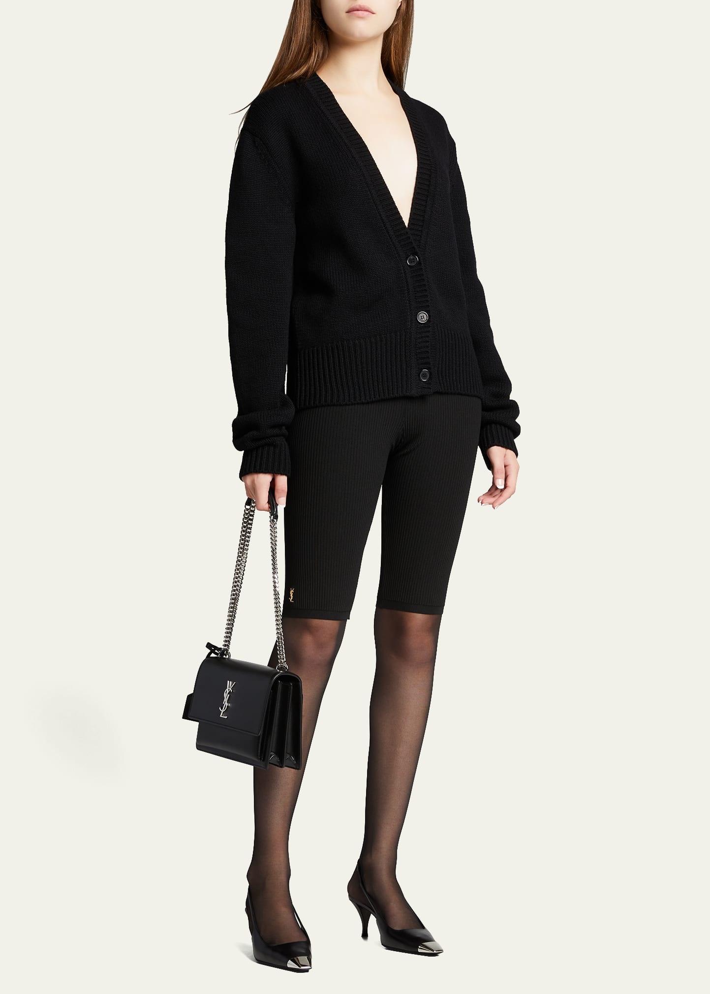 Sunset Medium Monogram YSL Crossbody Bag - 5
