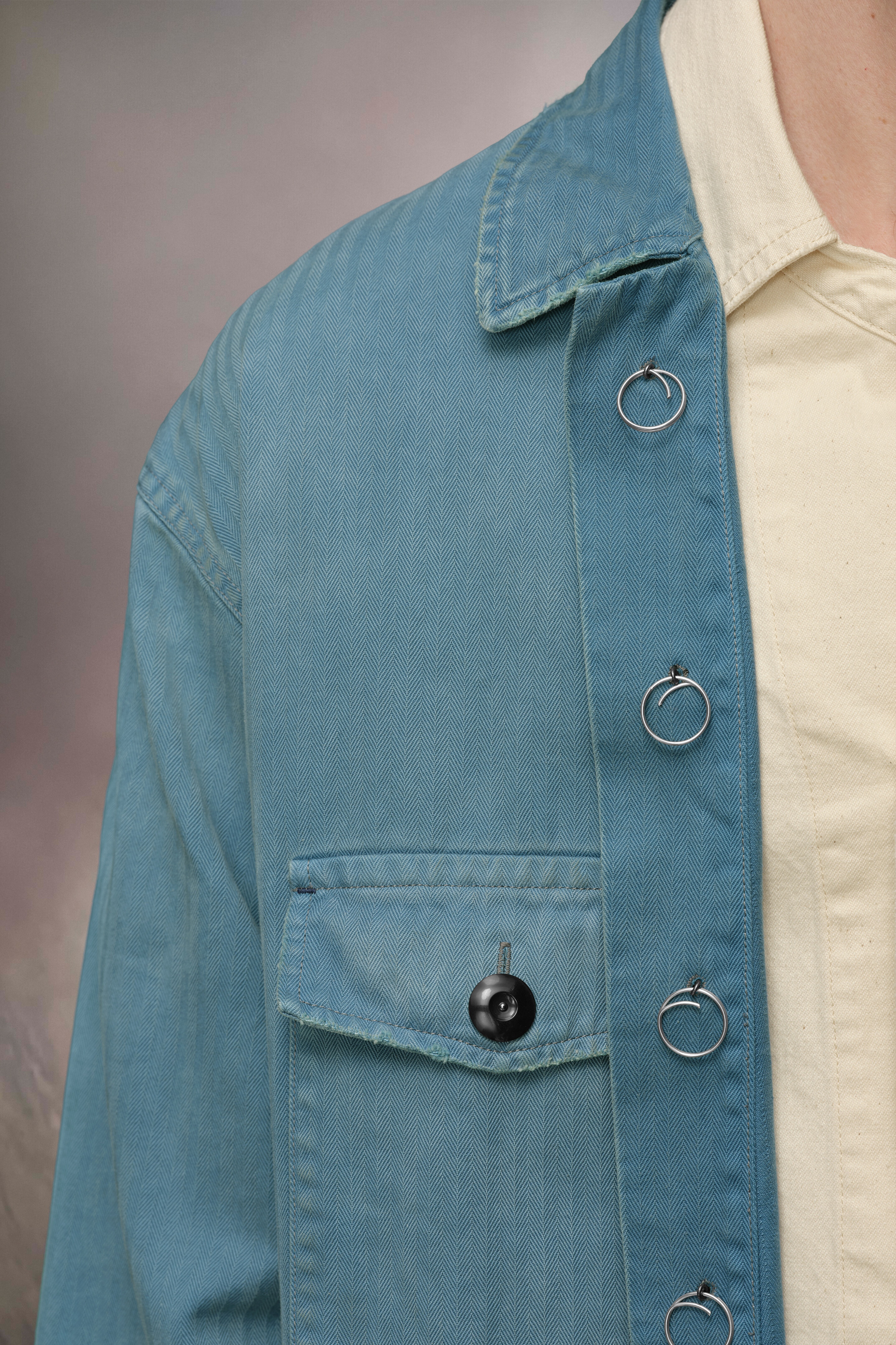 Herringbone trench coat - 6