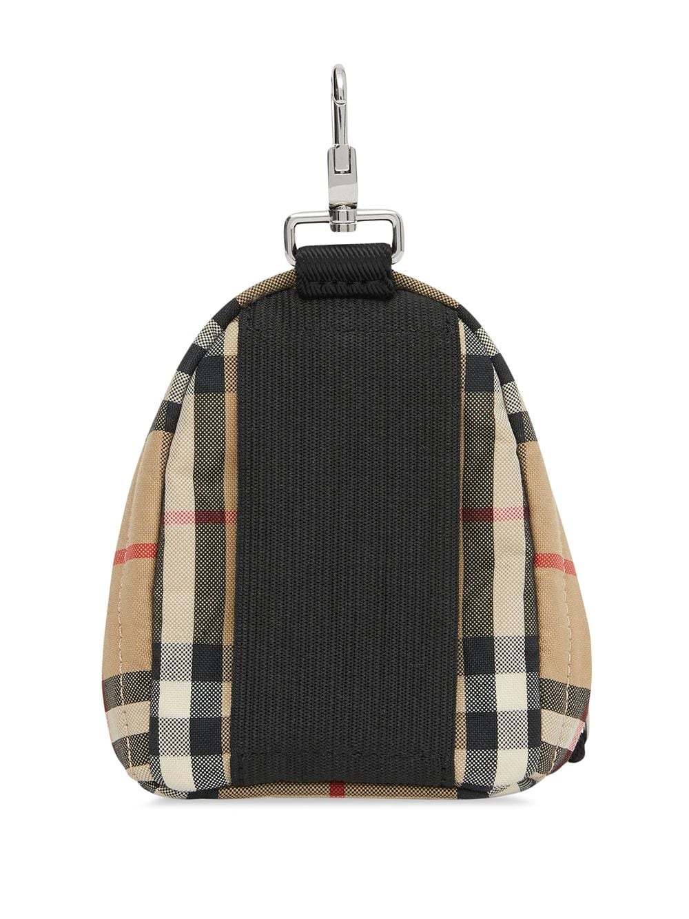 Vintage Check backpack key charm - 3