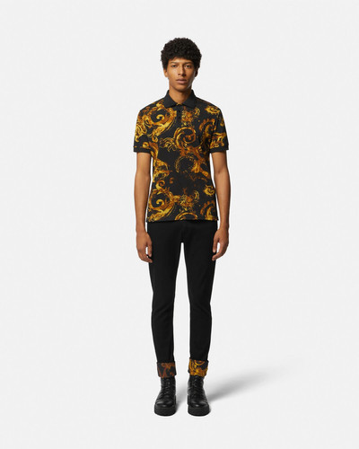 VERSACE JEANS COUTURE Watercolour Couture Polo Shirt outlook