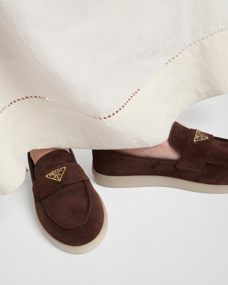Prada Suede loafers outlook
