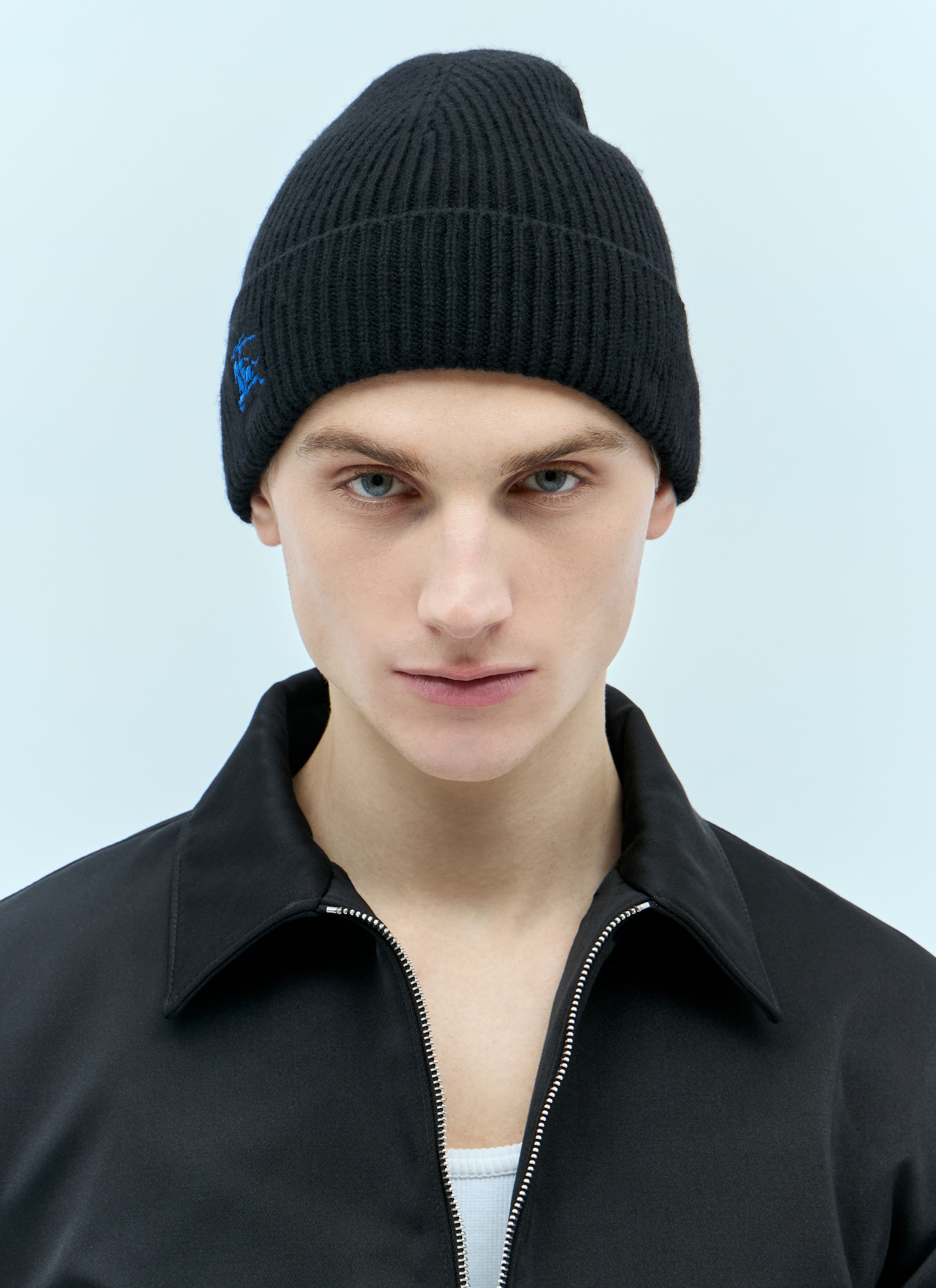 Ribbed Cashmere Beanie - 2