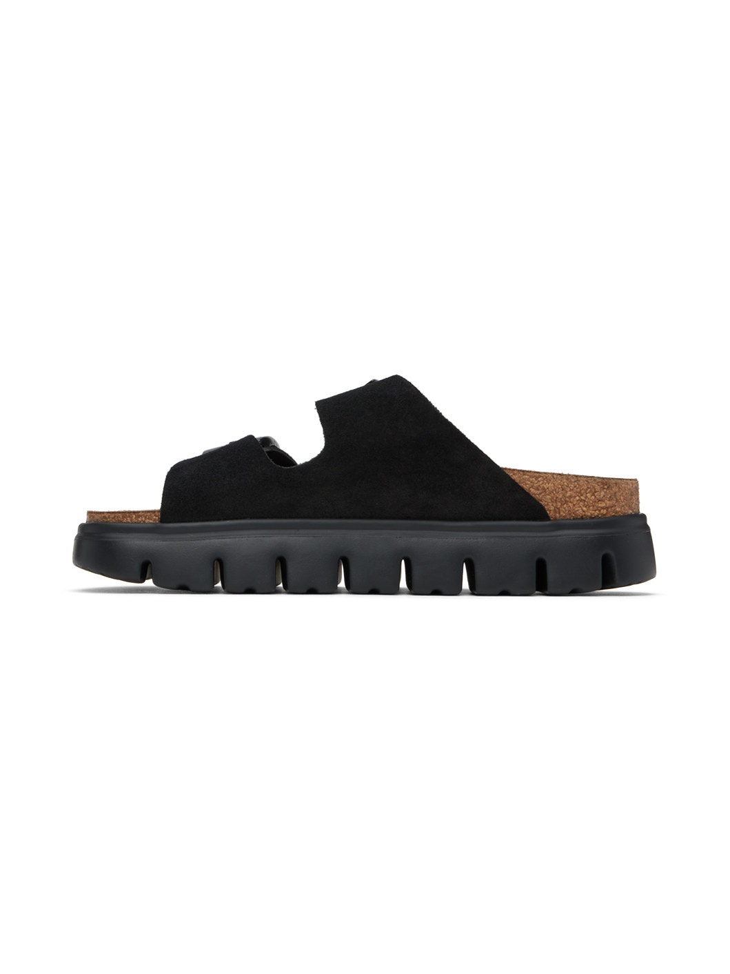 Black Narrow Papillio Arizona Platform Sandals - 3