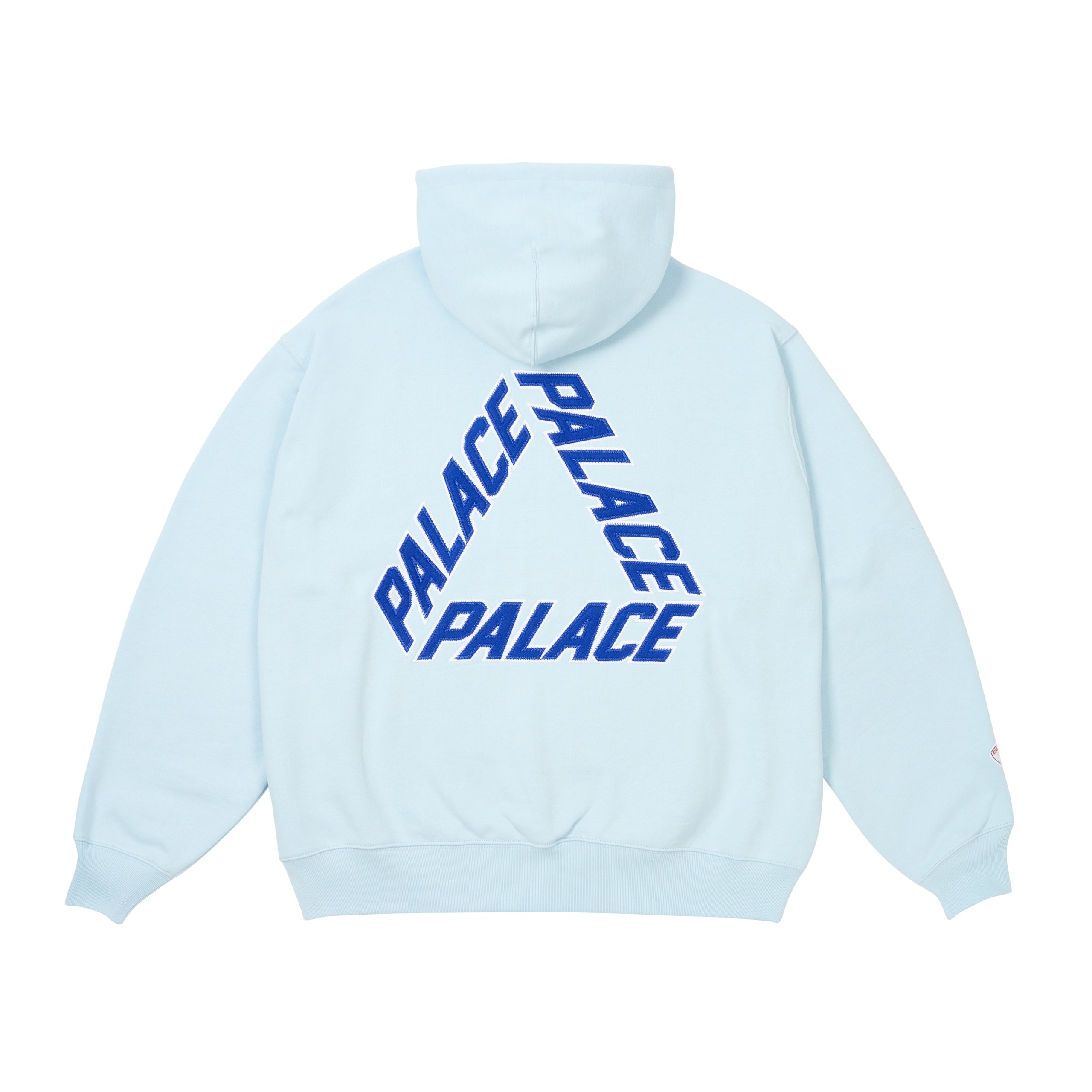 PALACE ATHLIQUE P3 HOOD FAINT BLUE | REVERSIBLE