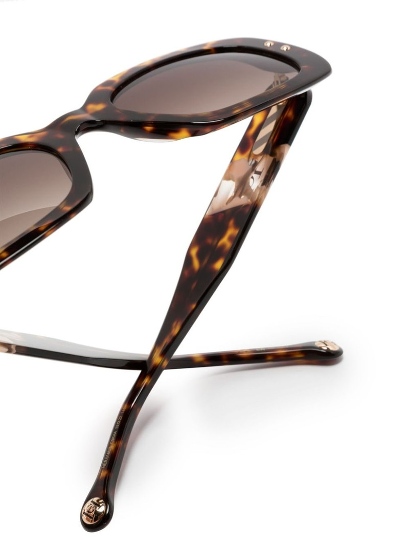 tortoiseshell square-frame sunglasses 3