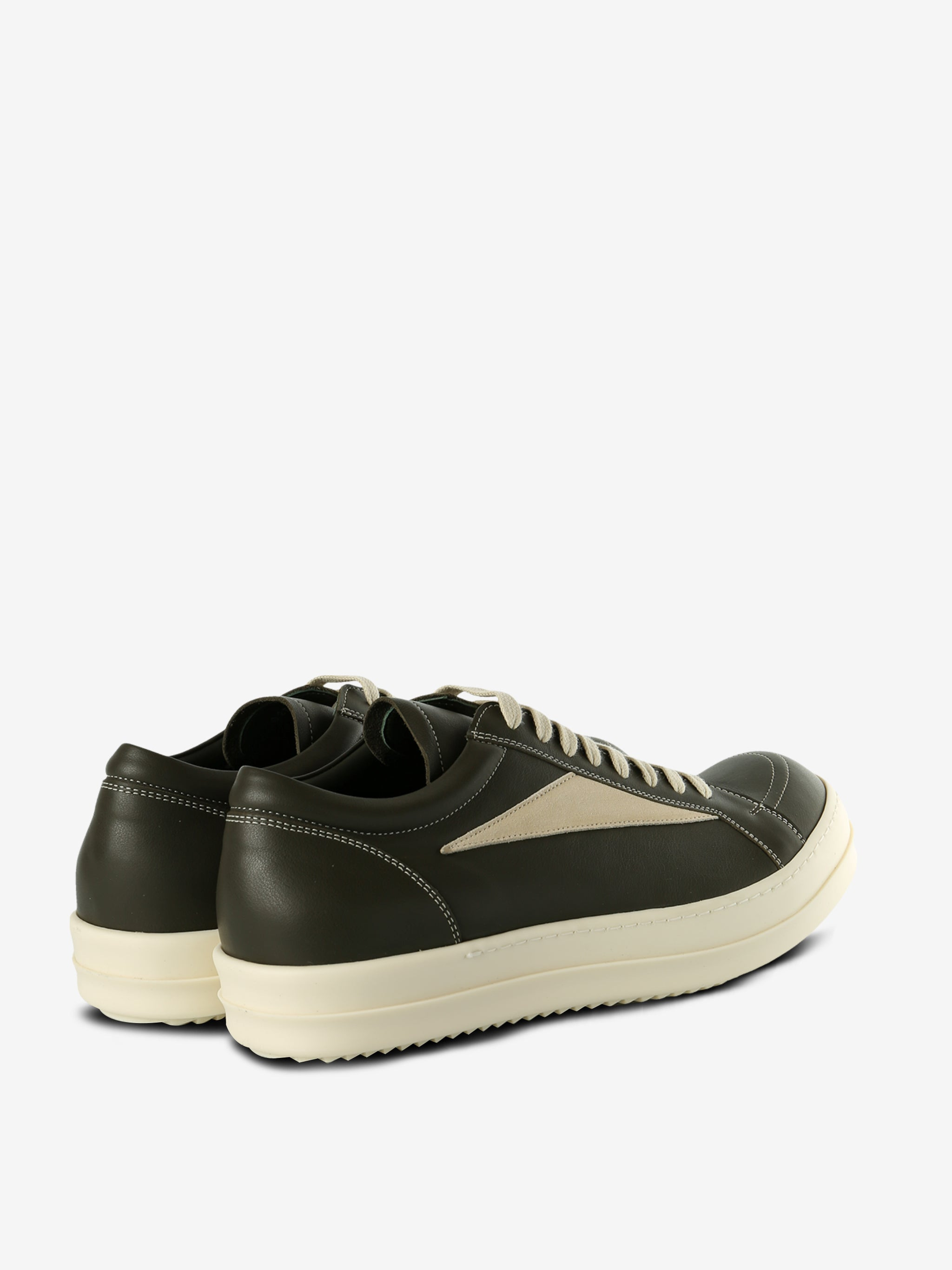 RICK OWENS - Men Scarpe In Pelle Vintage Sneakers - 3