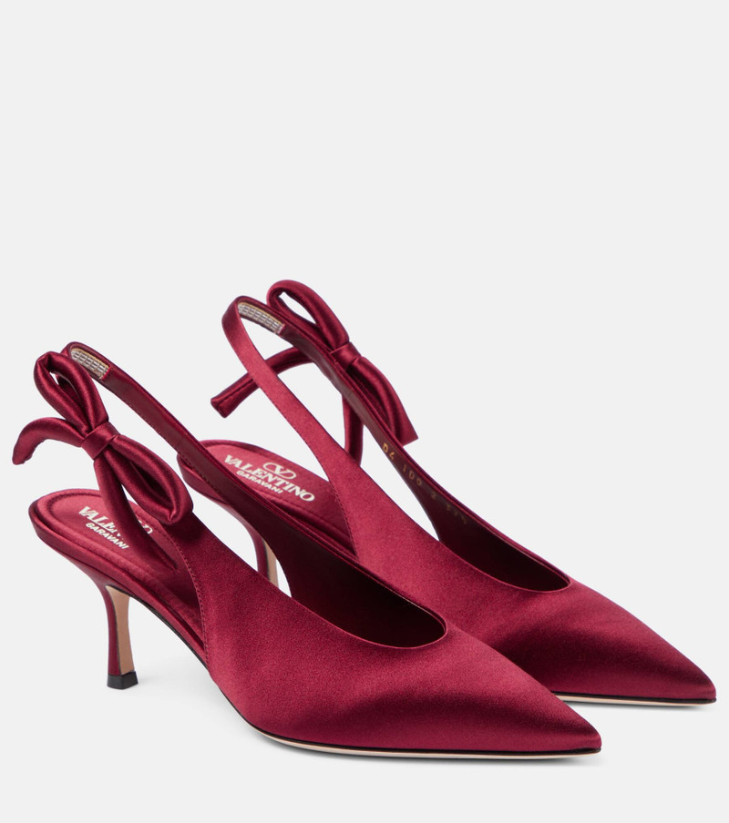 Nite-Out 70 satin slingback pumps - 1