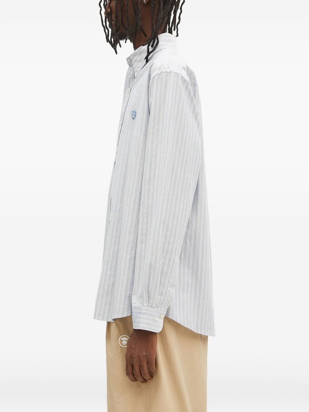 heart-logo striped shirt - 2
