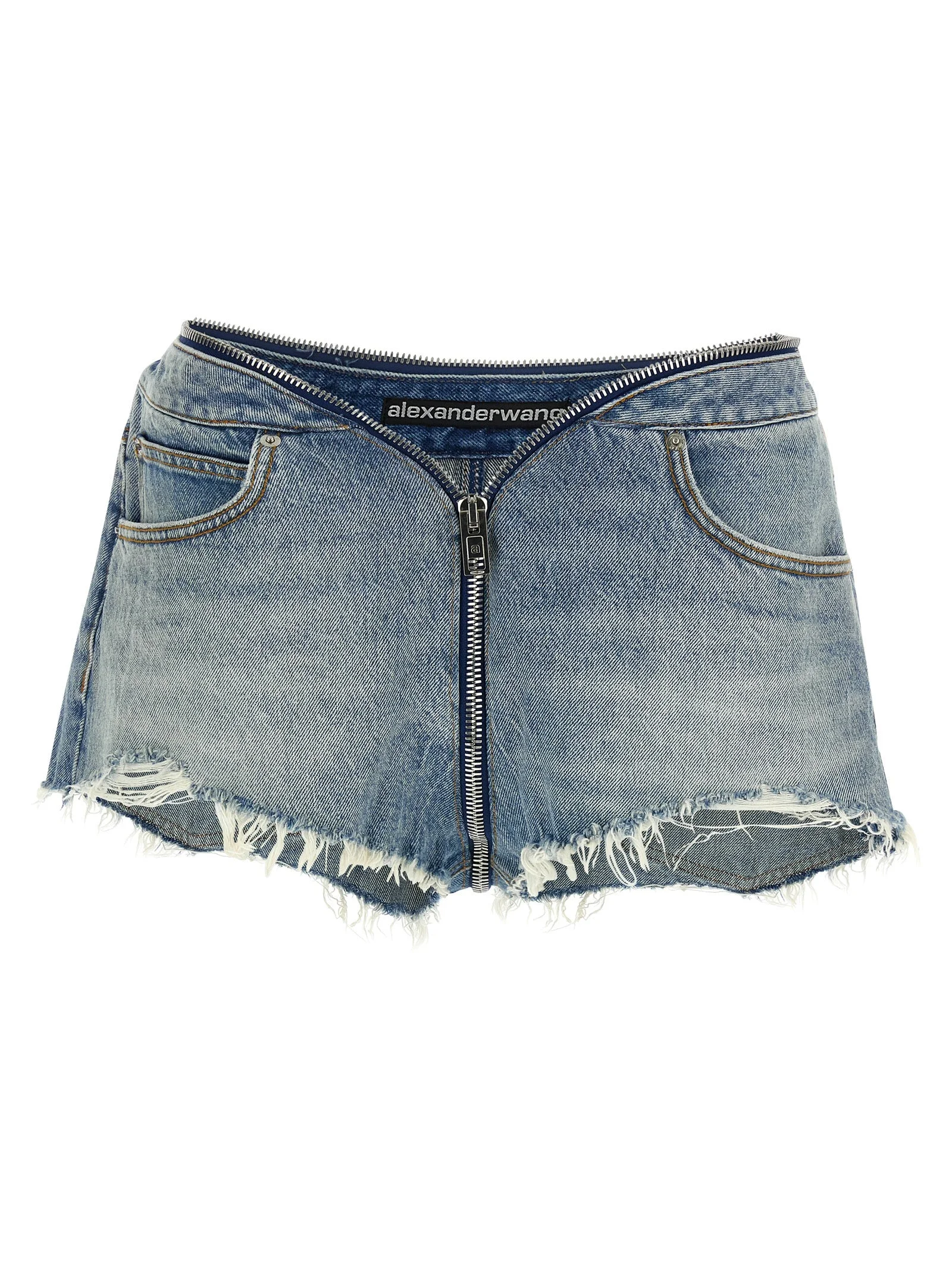 Alexander Wang Women 'Zip V-Waist' Shorts - 1