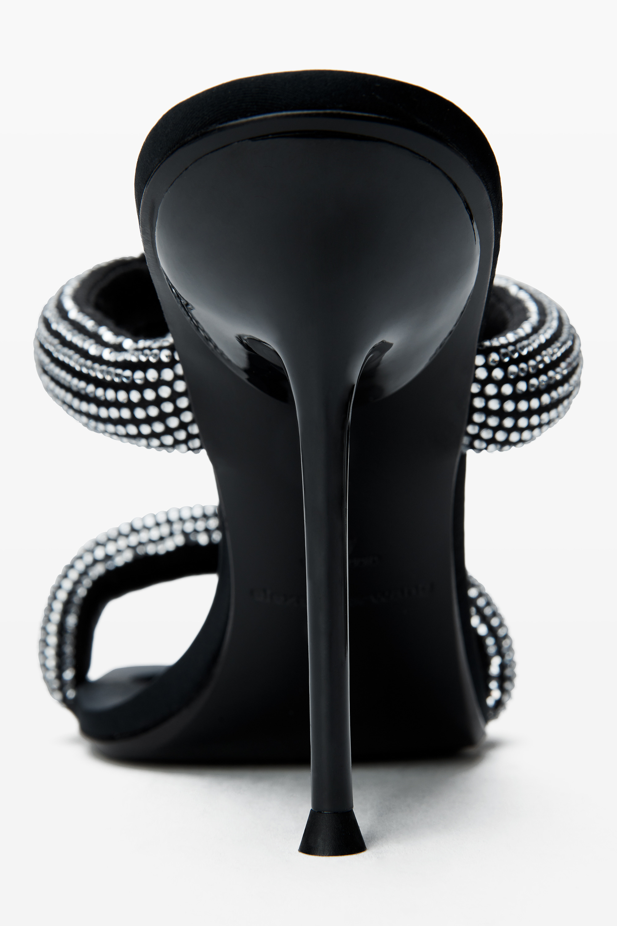 black crystal hotfix julie tubular sandals - 4