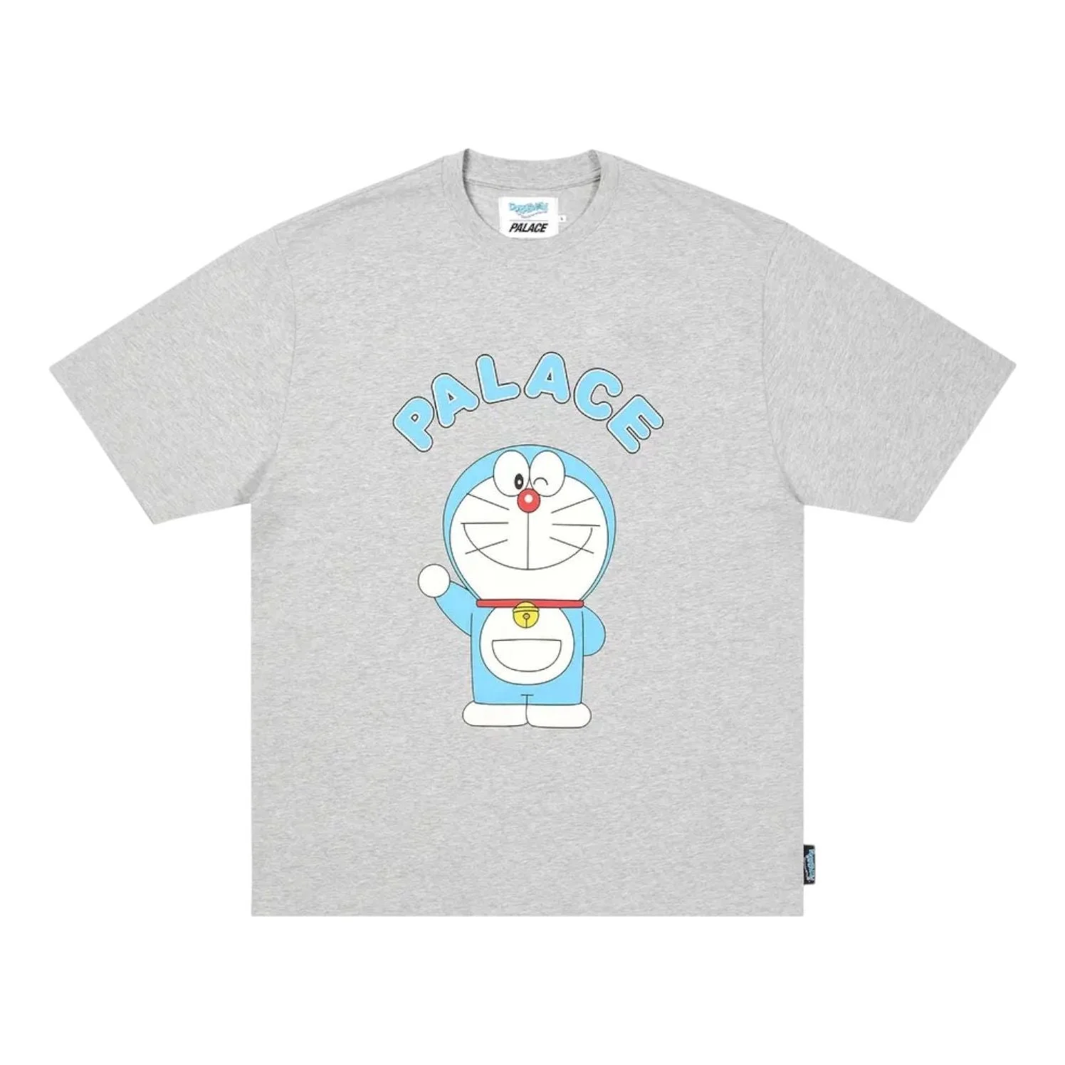 Palace x Doraemon T-Shirt 'Grey Marl' P29TS024 - 1