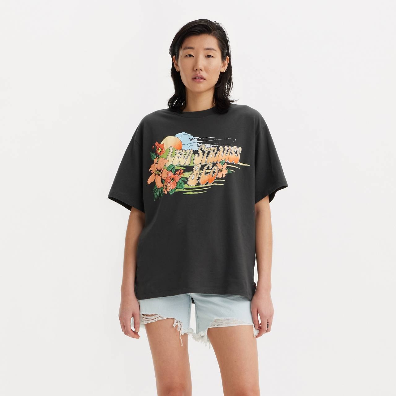 GRAPHIC SHORT STACK T-SHIRT - 1