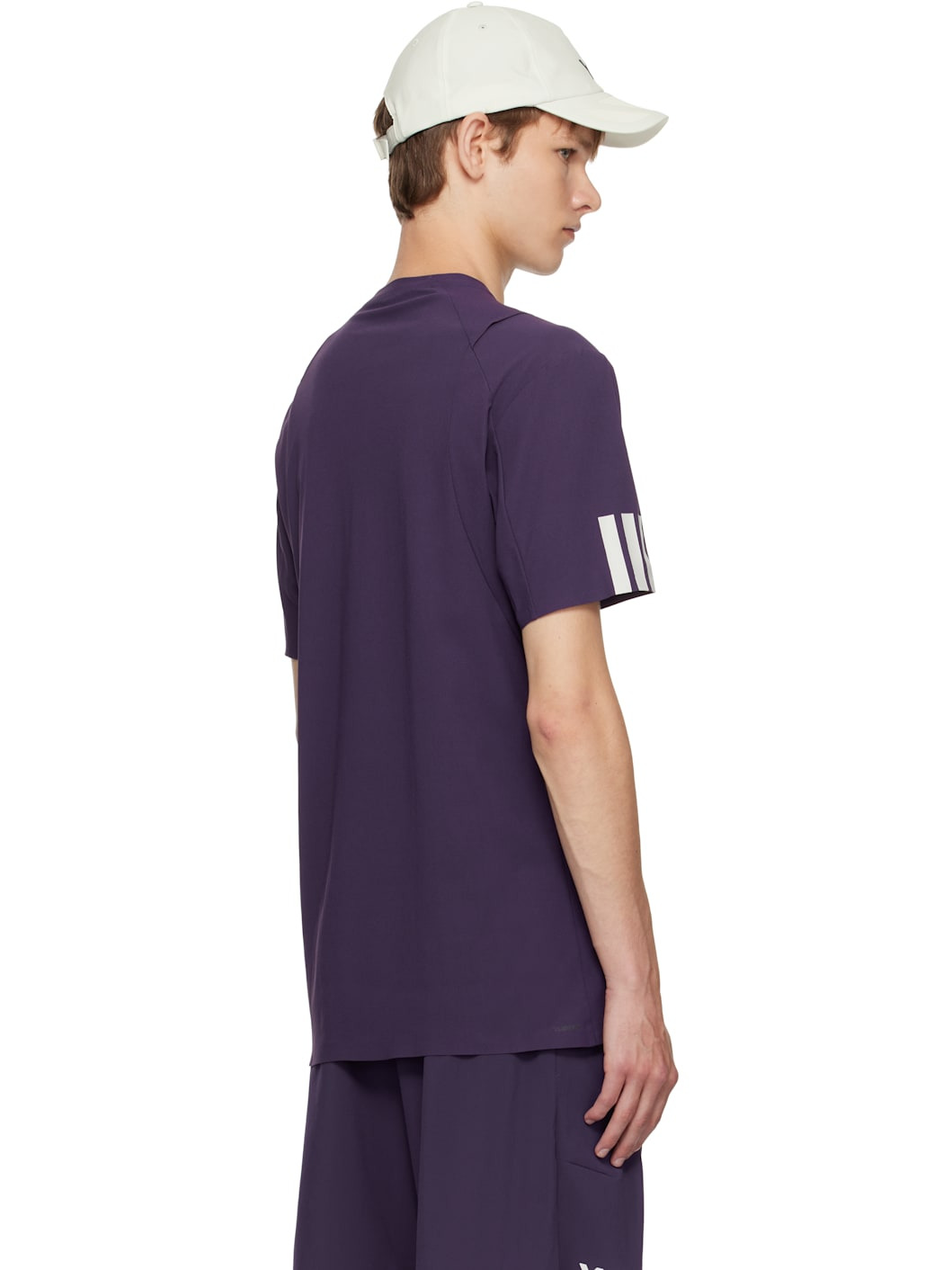 Purple US Open Tennis Freelift Zip Pro T-shirt - 3