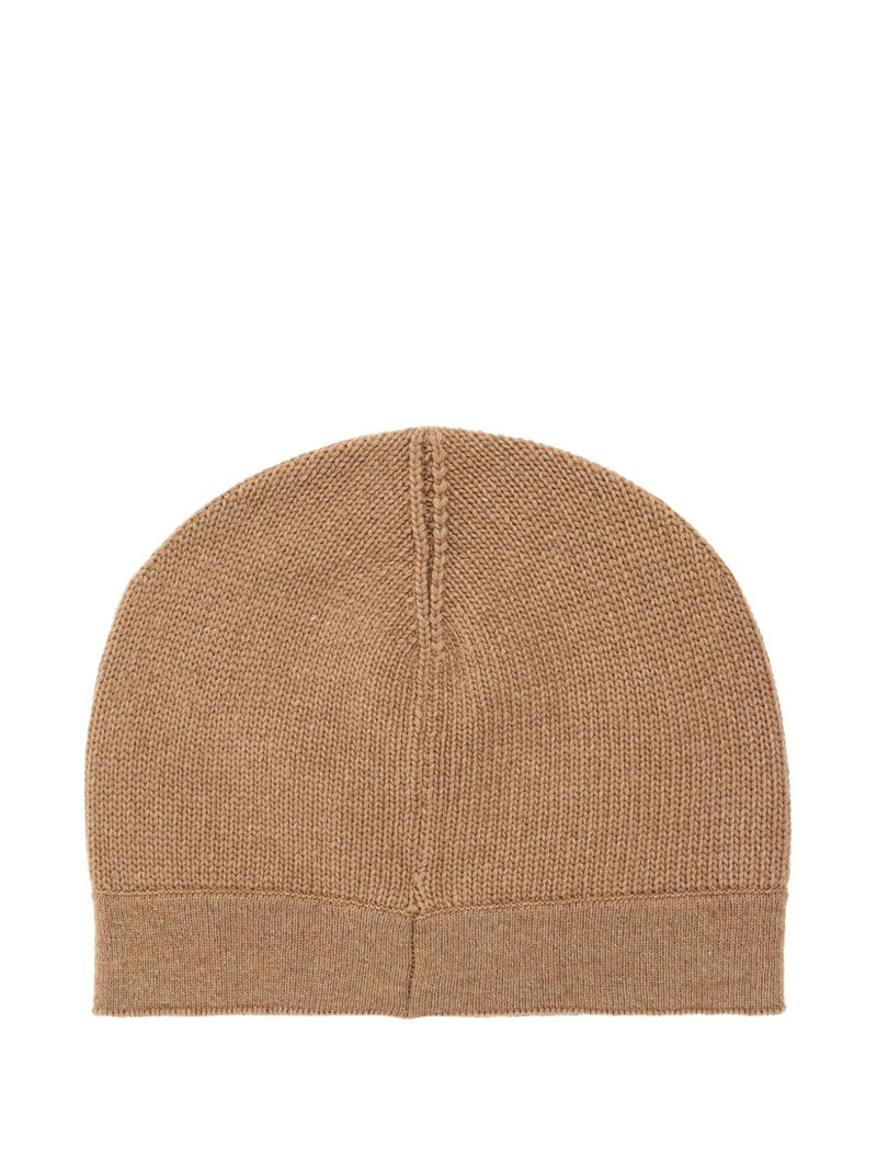 Moschino logo-detail beanie hat outlook