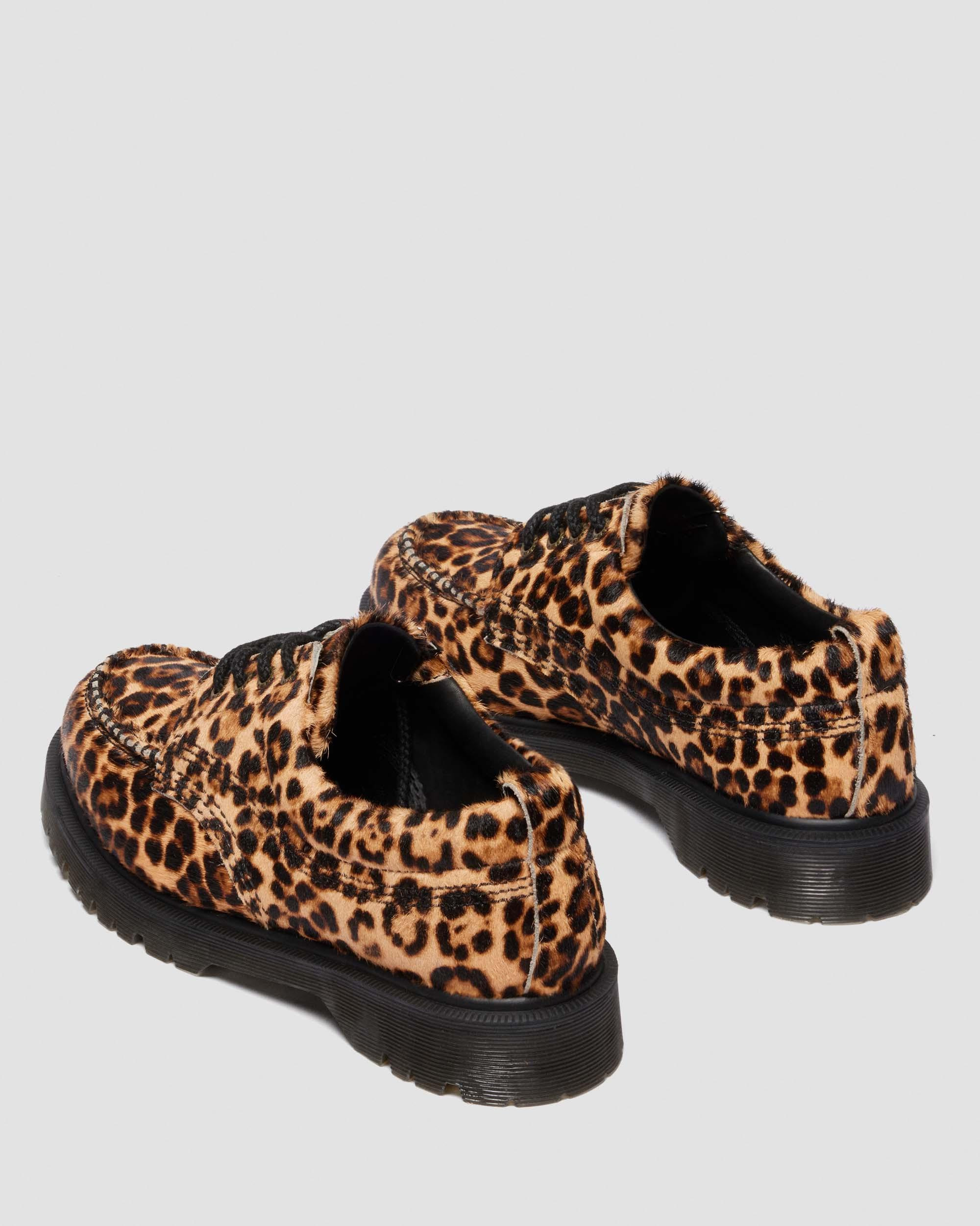 LOWELL Leopard Print Moc Toe Shoes - 11